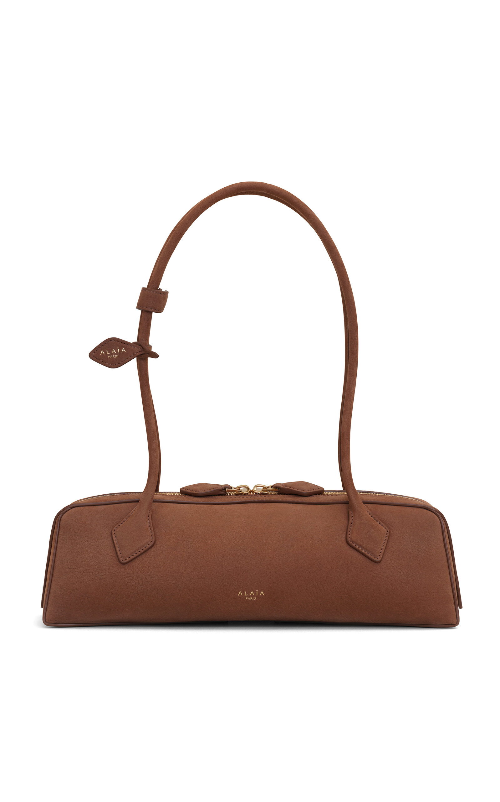 ALAÏA Le Teckel Medium Nubuck Bag - Moda Operandi