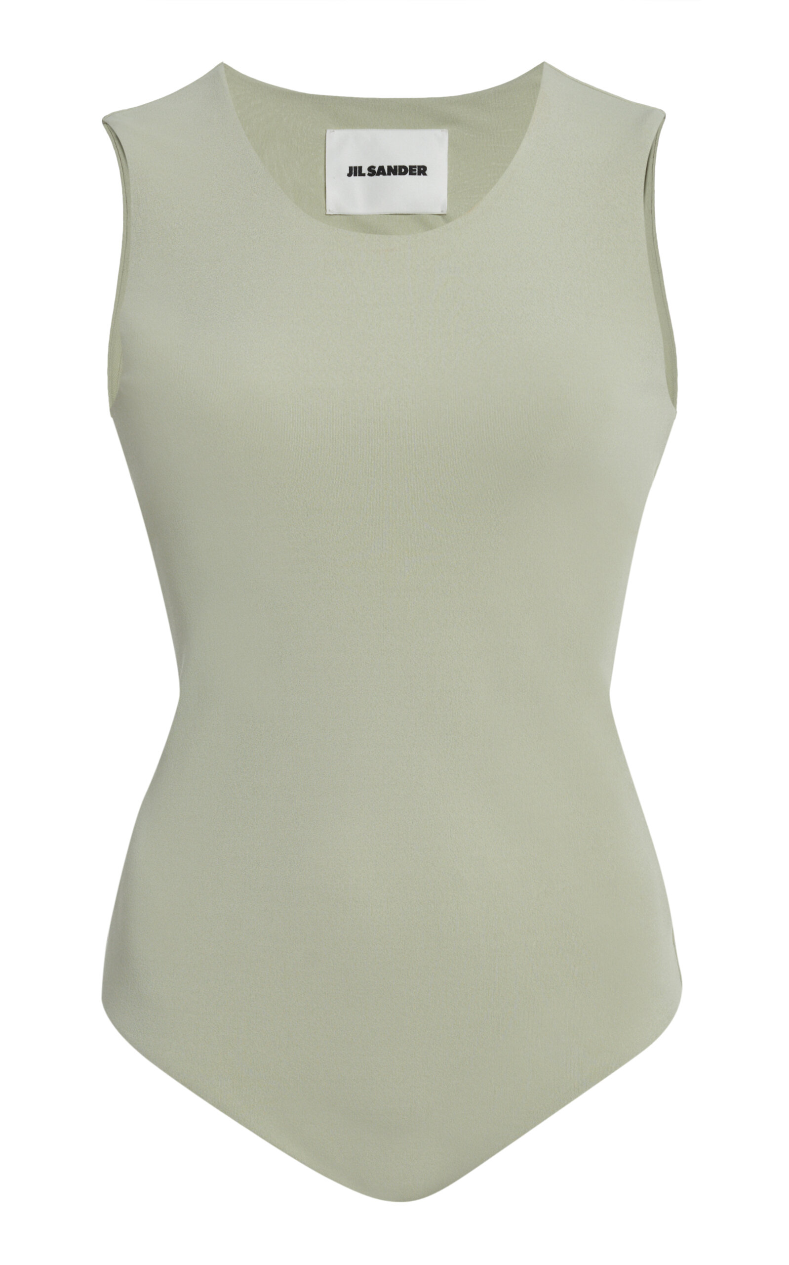 Compact-Knit Jersey Bodysuit