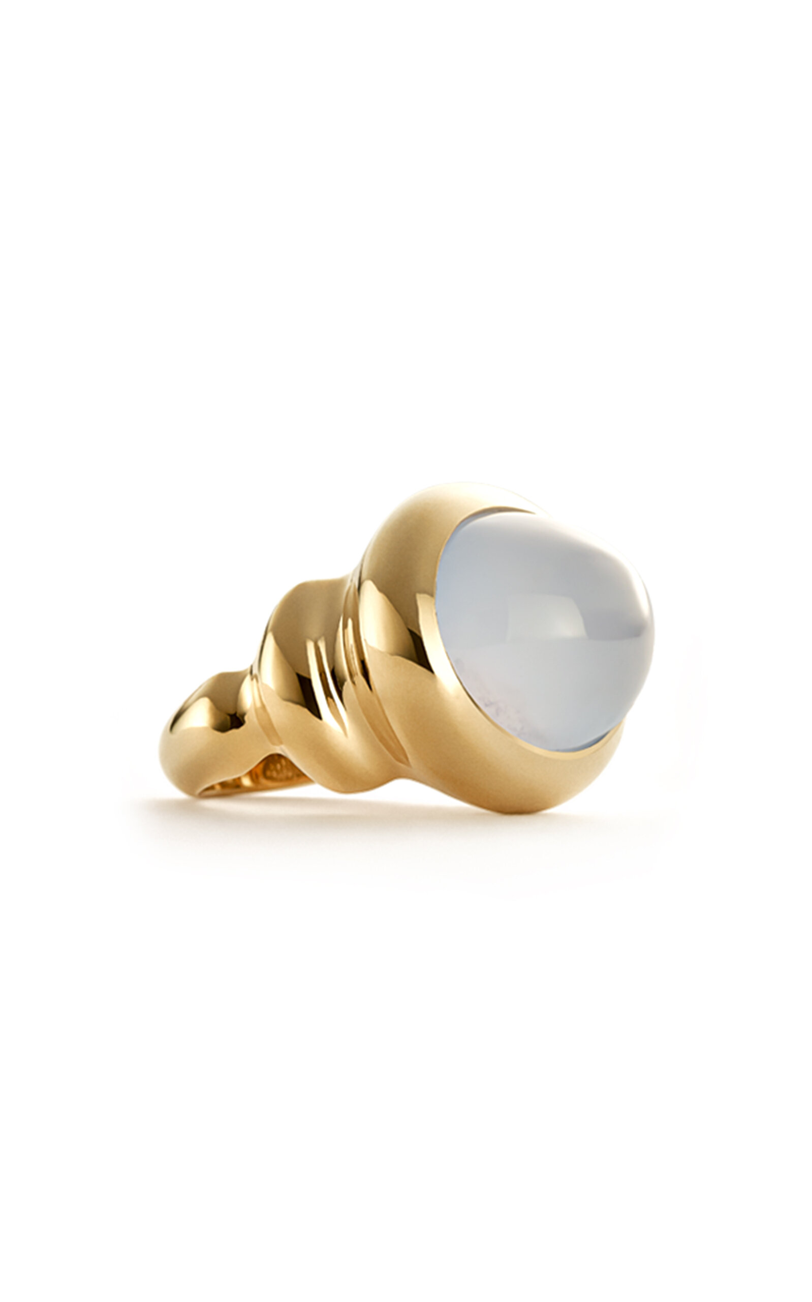 18k Yellow Gold Constantin Ring with Chalcedony