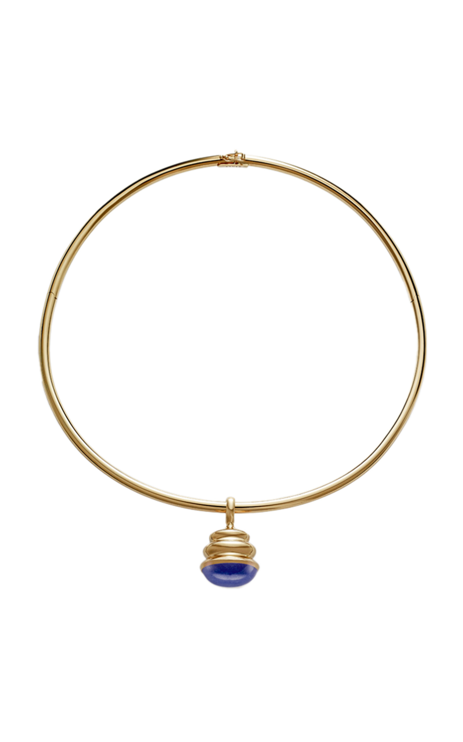 Sauer Constantin 18K Yellow Gold Lapis Lazuli Pendant Necklace - Gold - OS - Moda Operandi