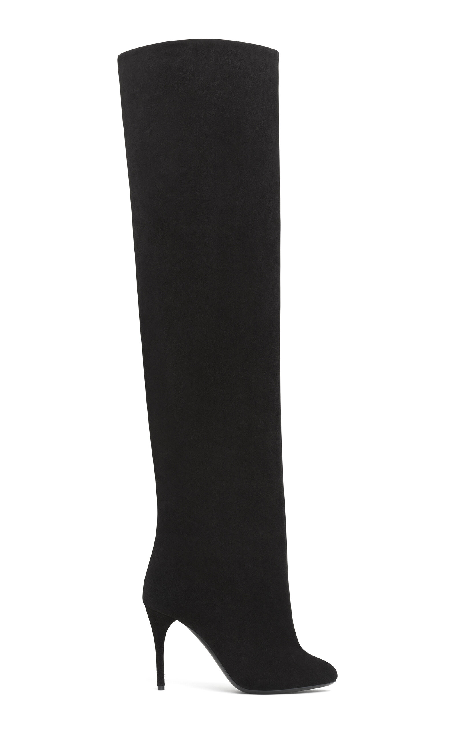Alaïa Suede Over-the-knee Boots In Black