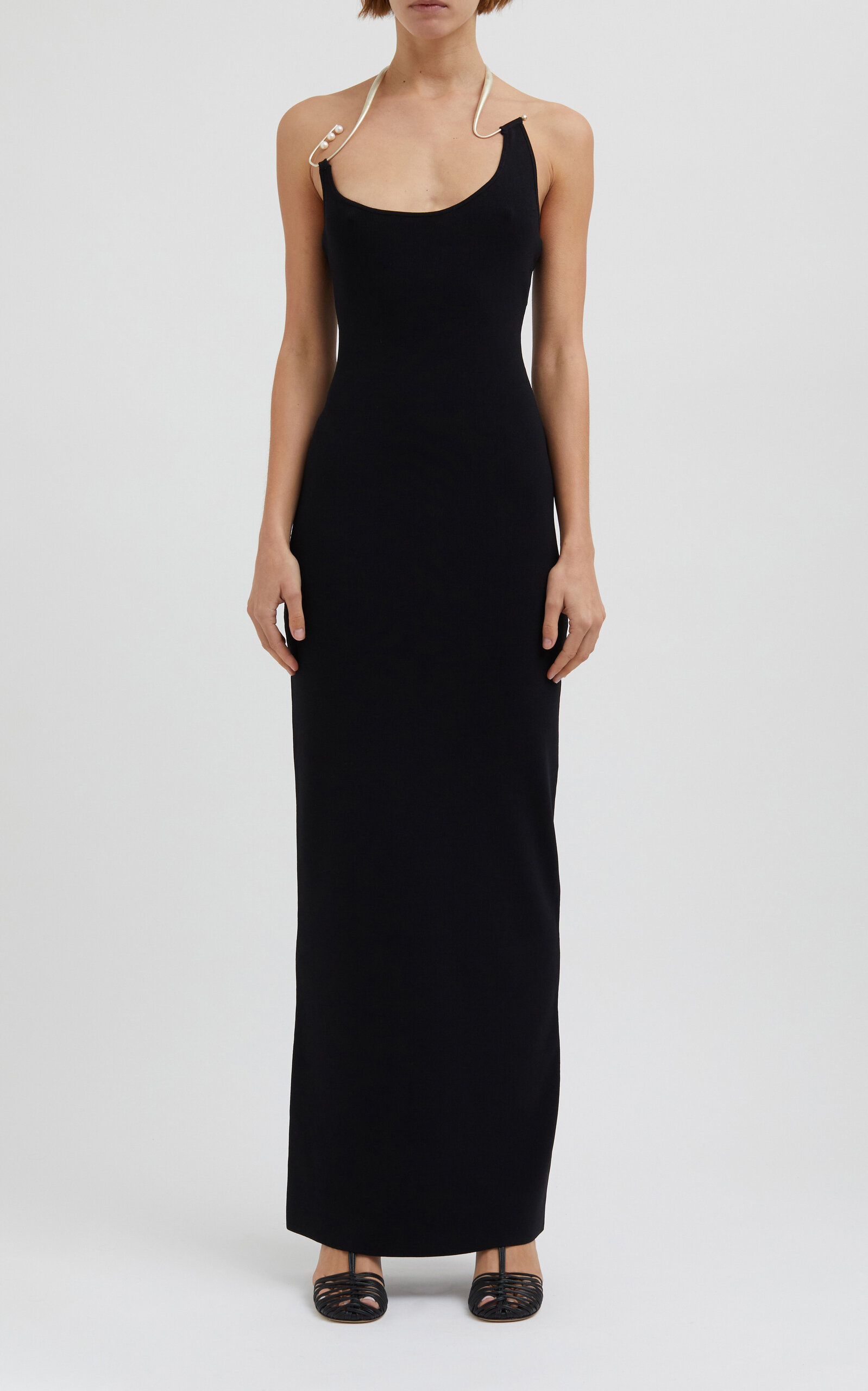 Christopher Esber Levitate Asymmetric Knit Maxi Dress