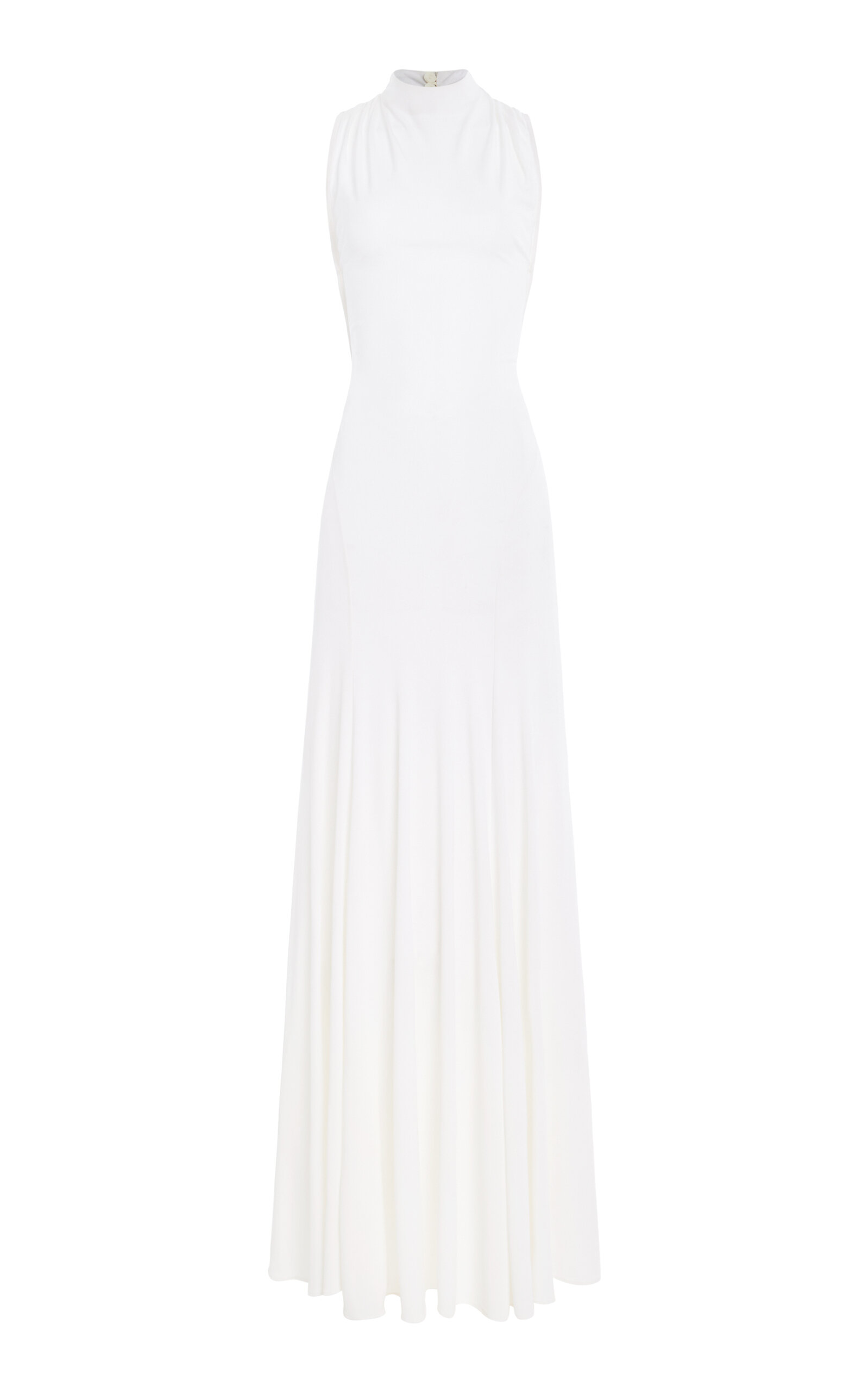 Christopher Esber Maico Mock-Neck Jersey Gown