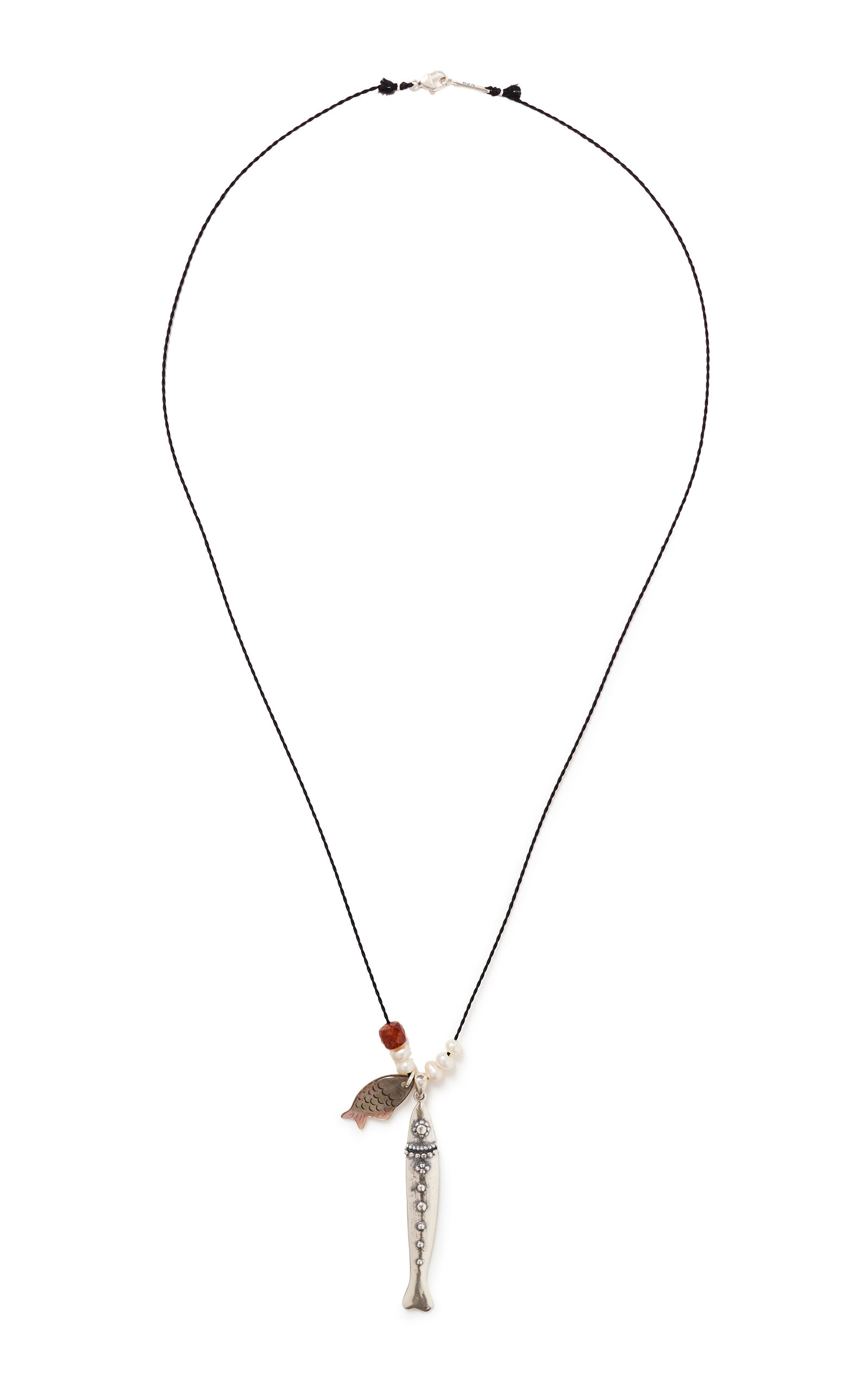 Exclusive San Sebastien Sterling Silver Pearl Necklace