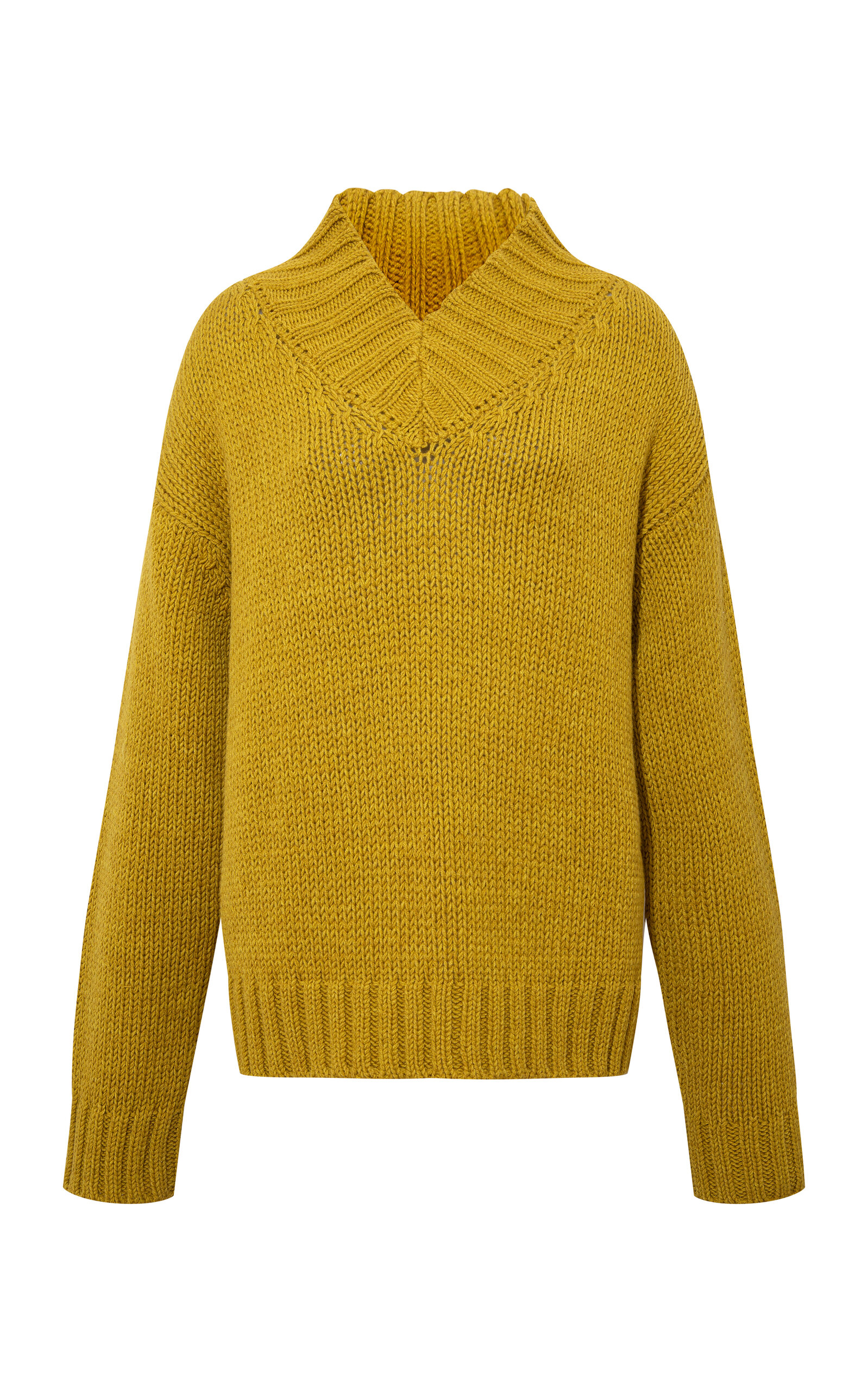 SIEDRÉS Lunia Knit Merino Wool-Blend Sweater - Green