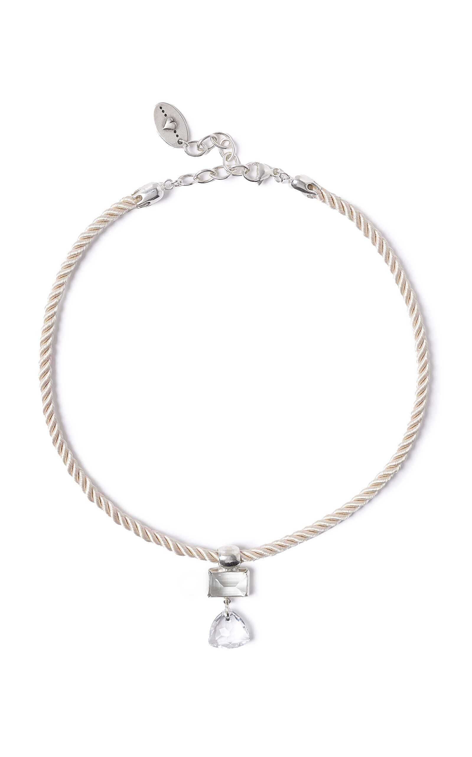 Chan Luu Exclusive Beverly Amethyst Silk Necklace In Green