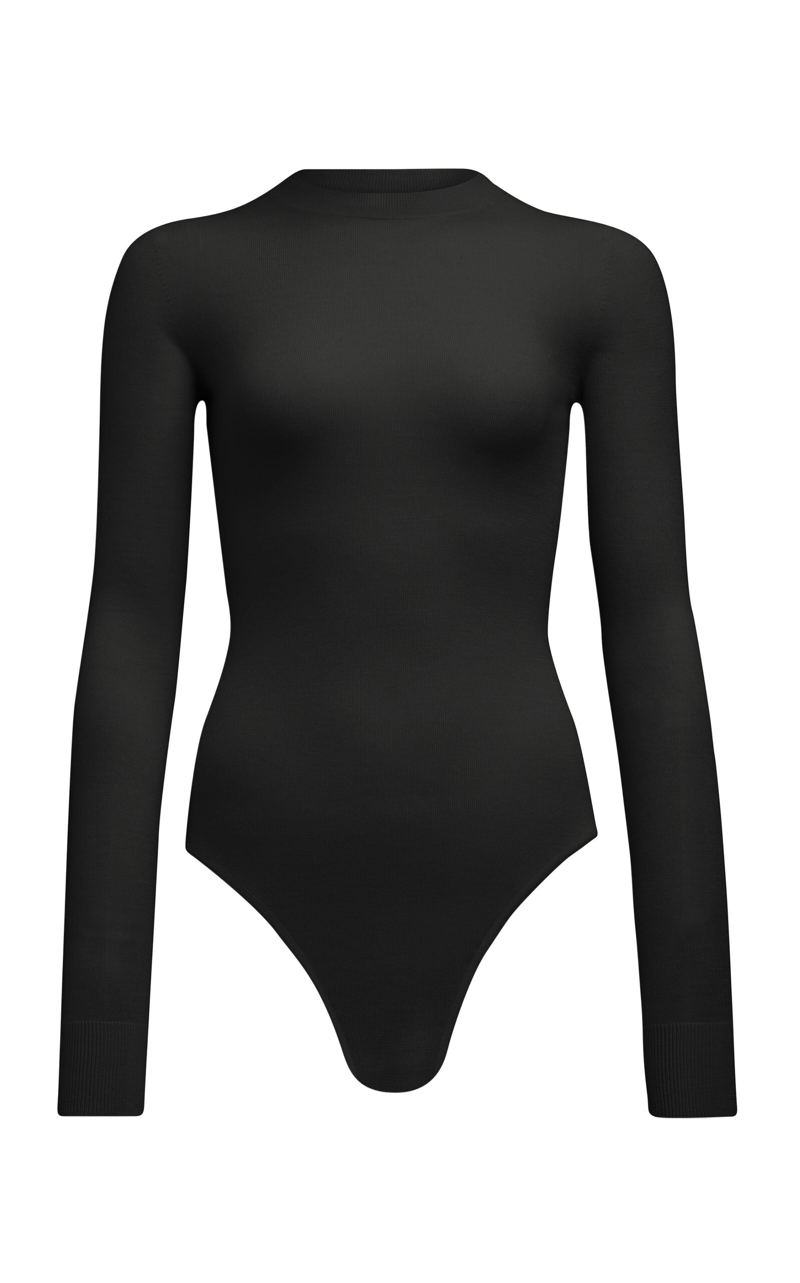 Alaïa Noiralaia High Collar Top For Women Fw23 In Black