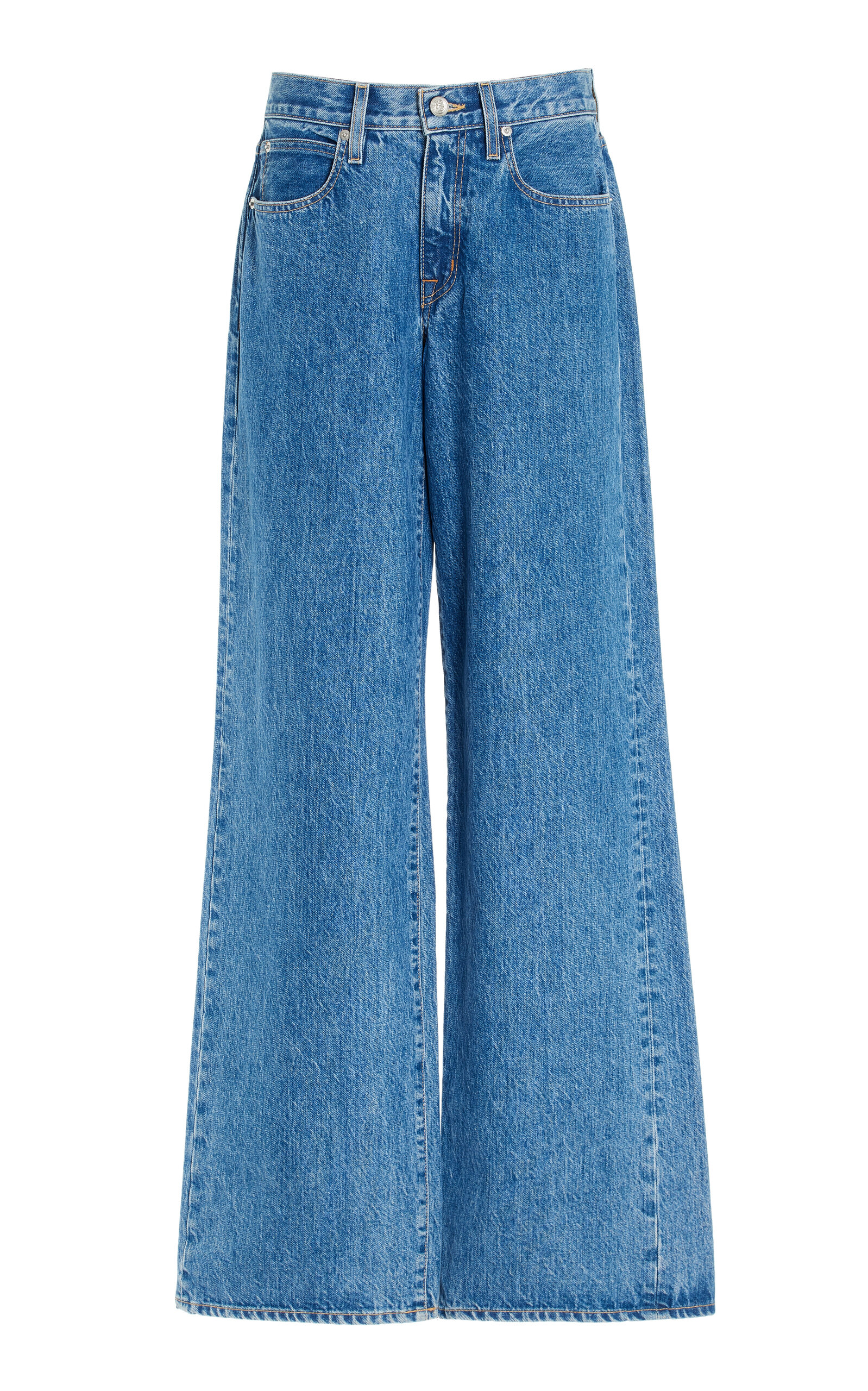 SLVRLAKE Mica Rigid Low-Rise Wide-Leg Jeans