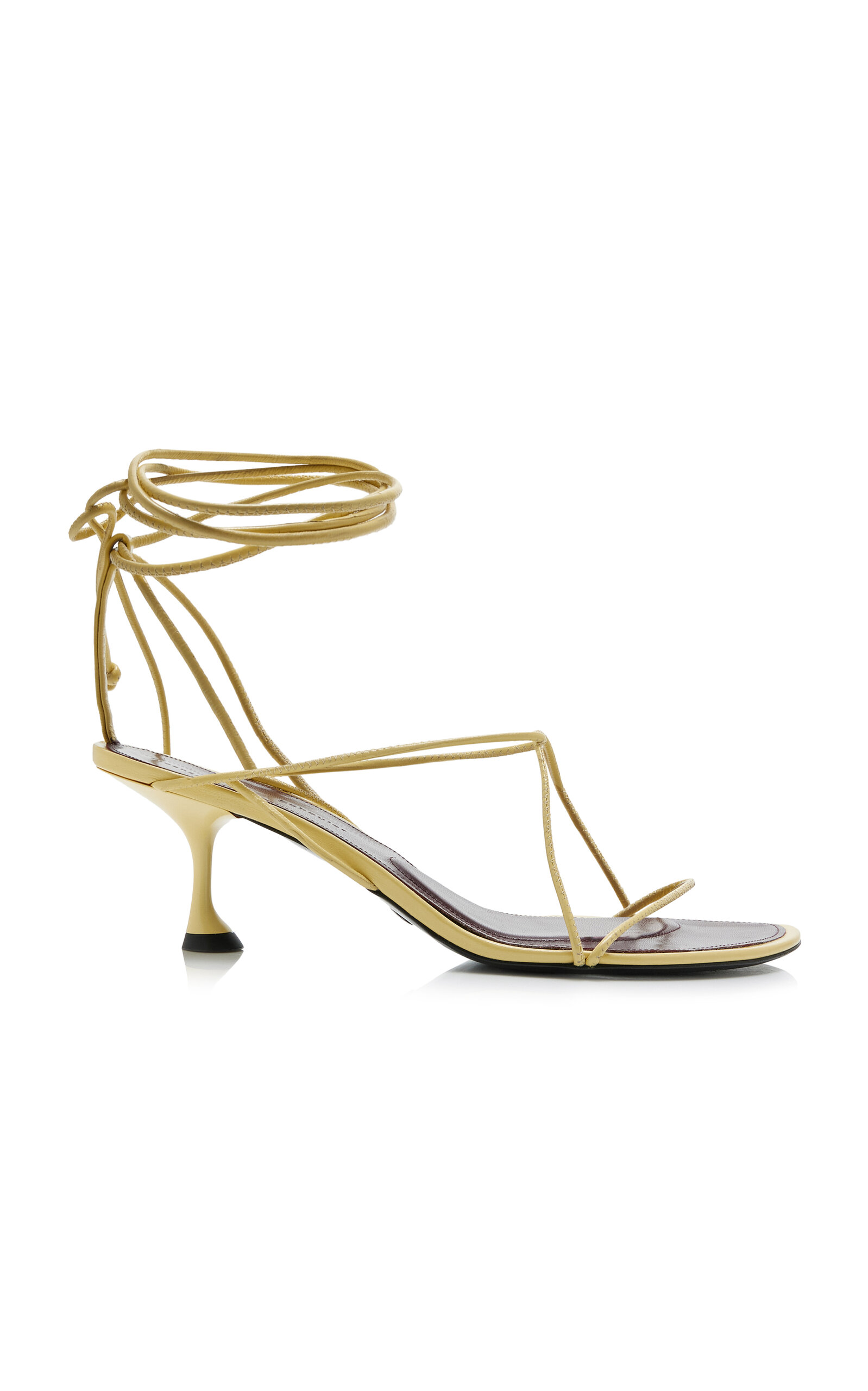 PROENZA SCHOULER TEE LACE-UP LEATHER SANDALS