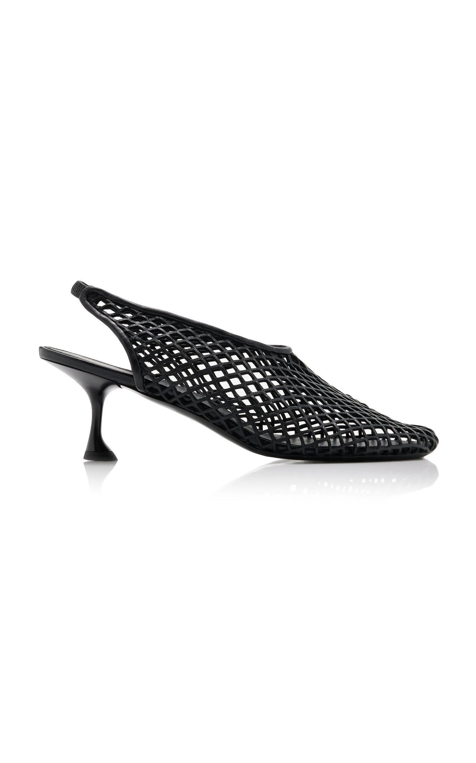 Proenza Schouler Tee Perforated Leather Slingback Pumps