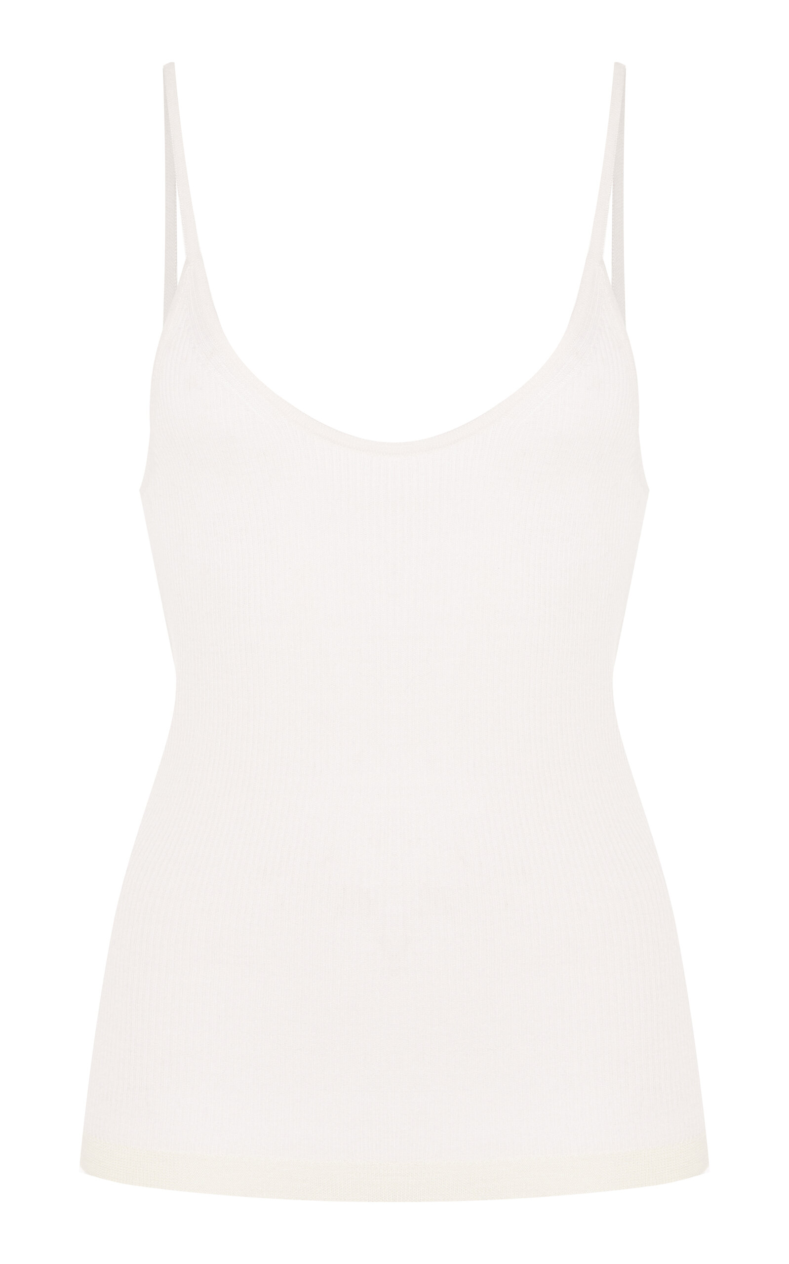 Chloé Ribbed-knit Wool Tank Top In White
