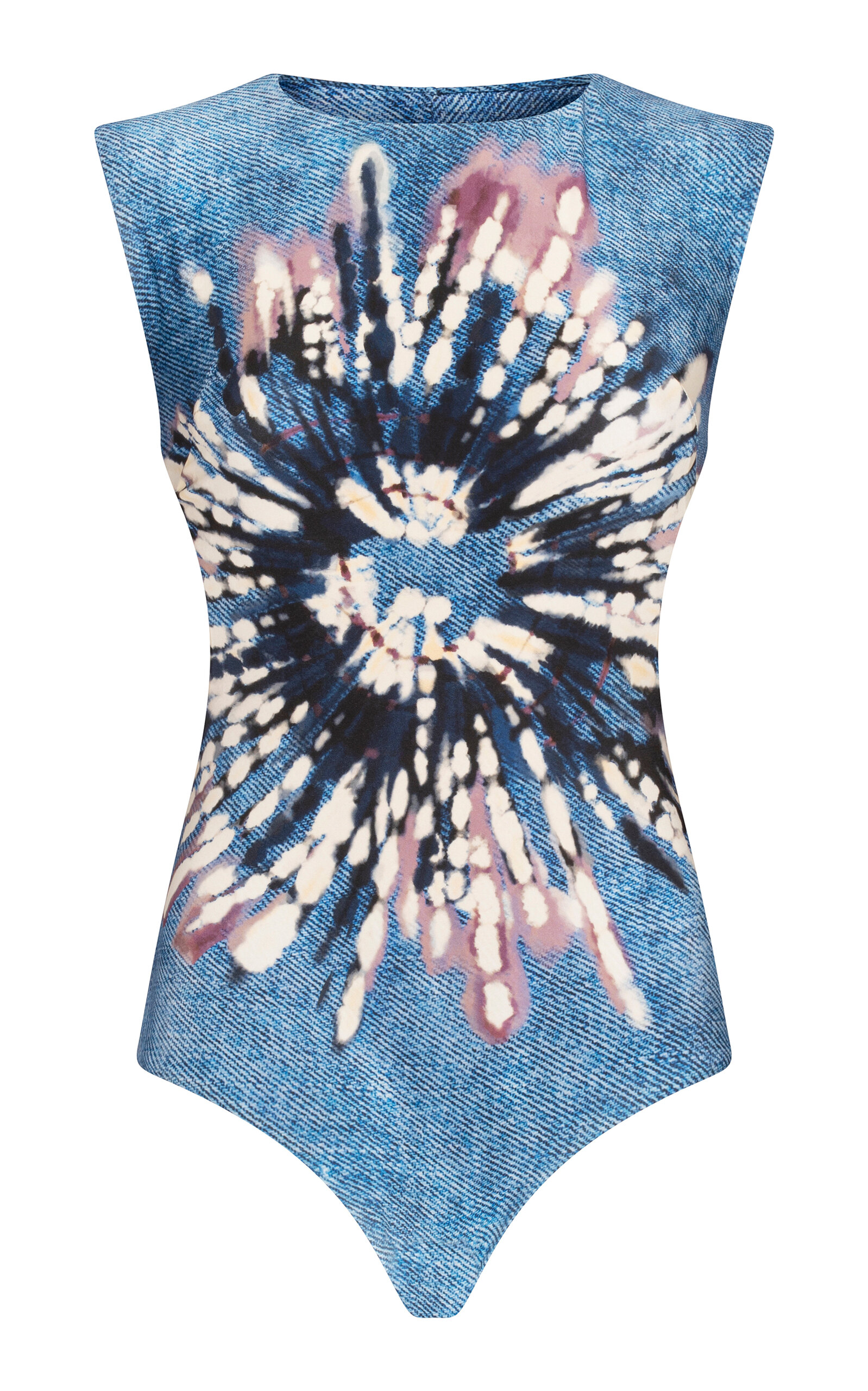 Bela Stonewashed Knit Backless Bodysuit