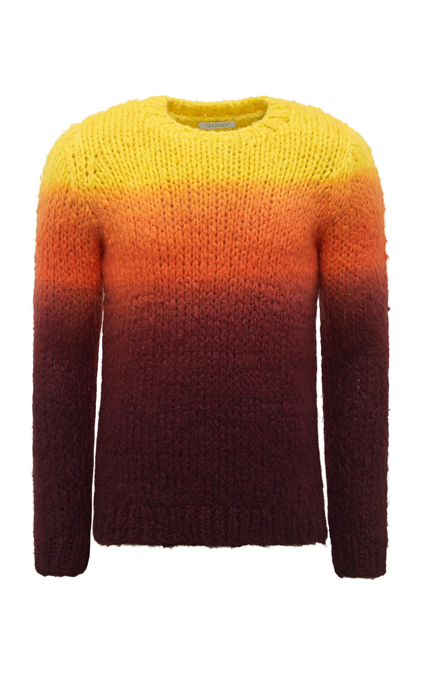 Gabriela Hearst Pallas Knit Sweater In Dip Dye Sunrise Welfat Cashmere In Multi