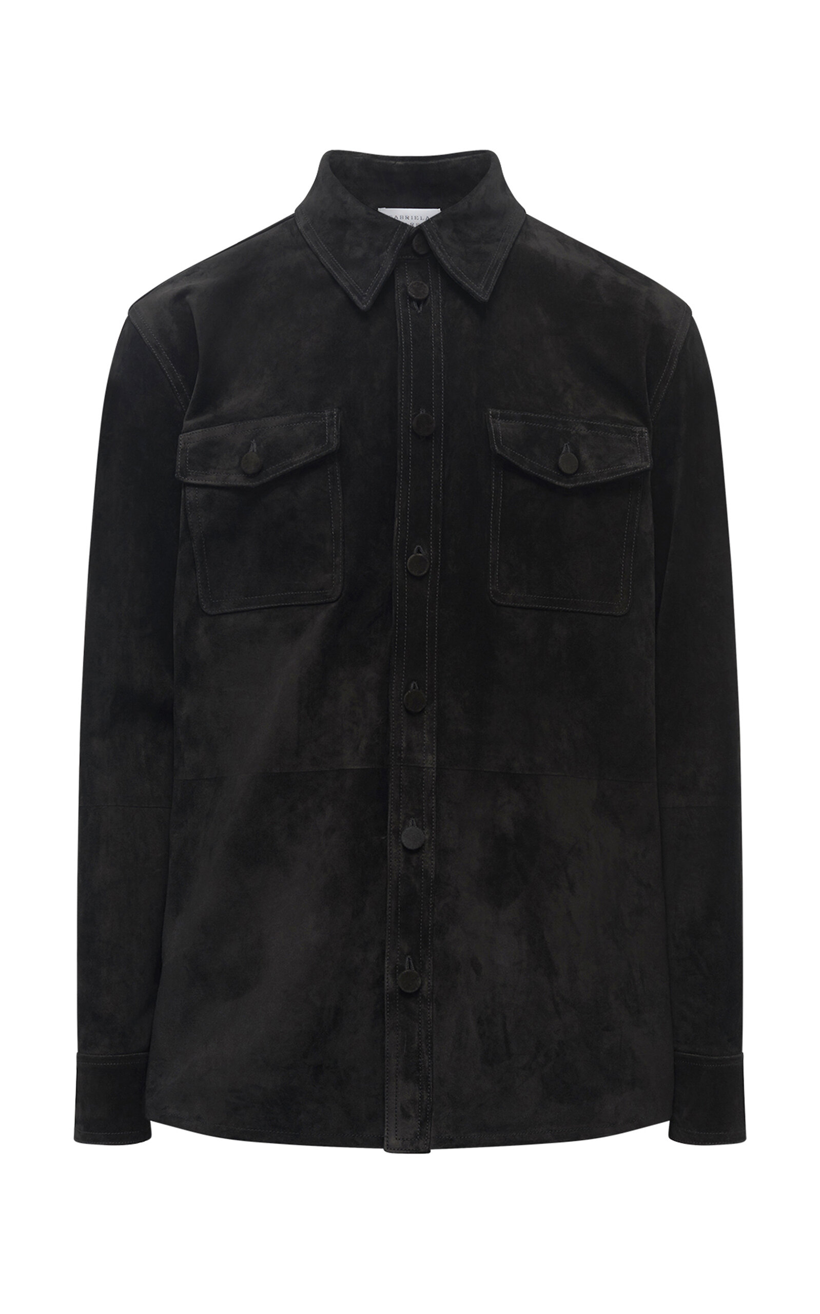 Gabriela Hearst Irene Suede Overshirt