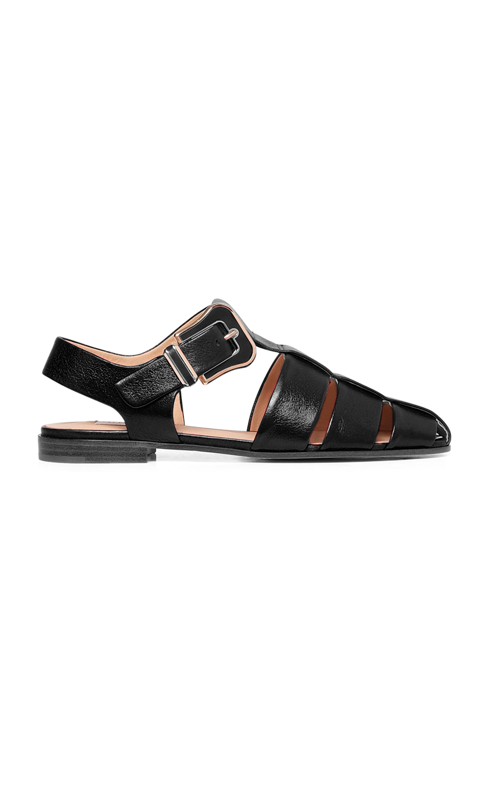 Gabriela Hearst Zoey Leather Sandals - Black