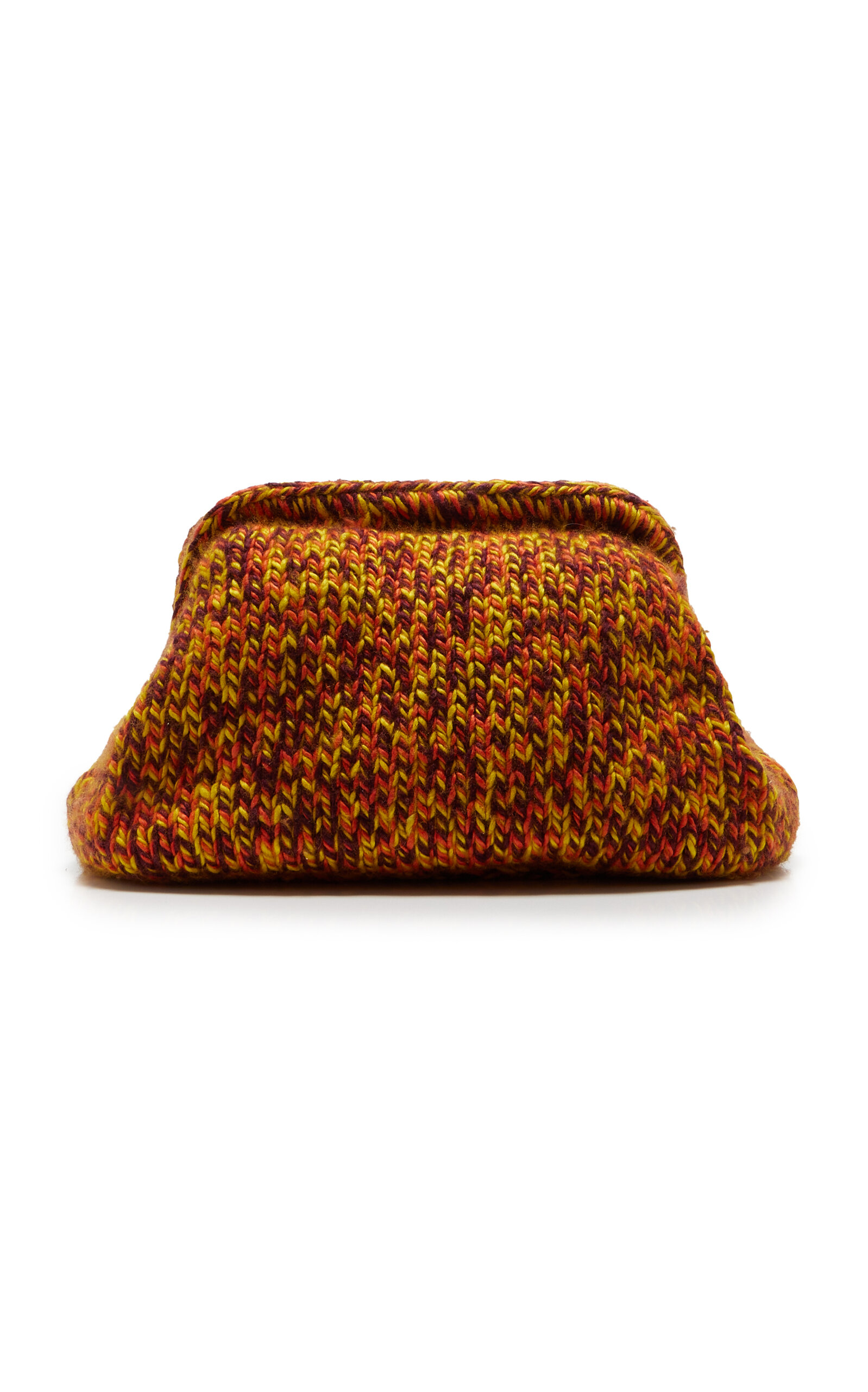 Gabriela Hearst Mrina Knit Cashmere Clutch - Yellow - OS - Women's Bags