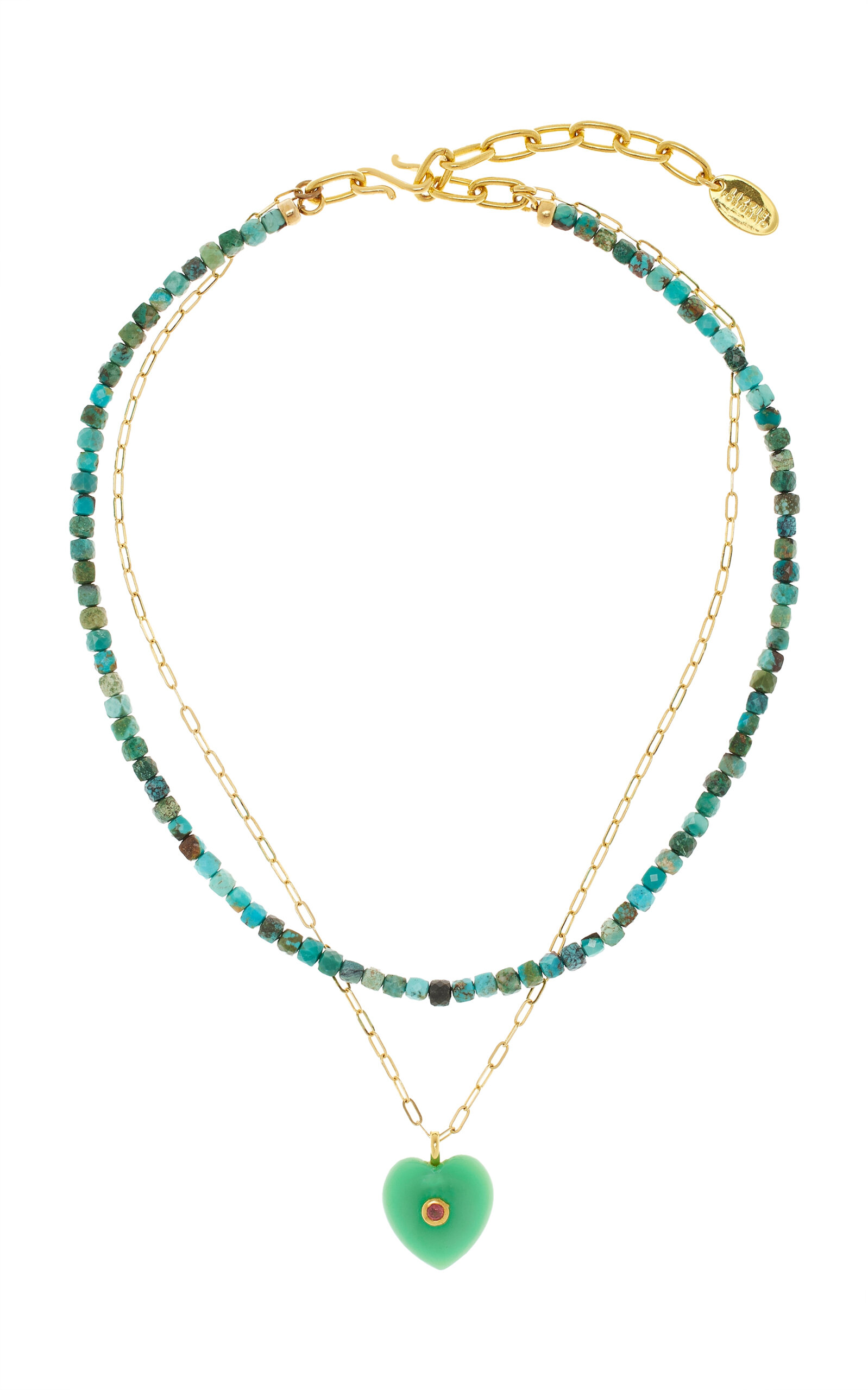 Lizzie Fortunato Lamai Necklace - Green - OS - Moda Operandi - Women's Jewelry And Watches