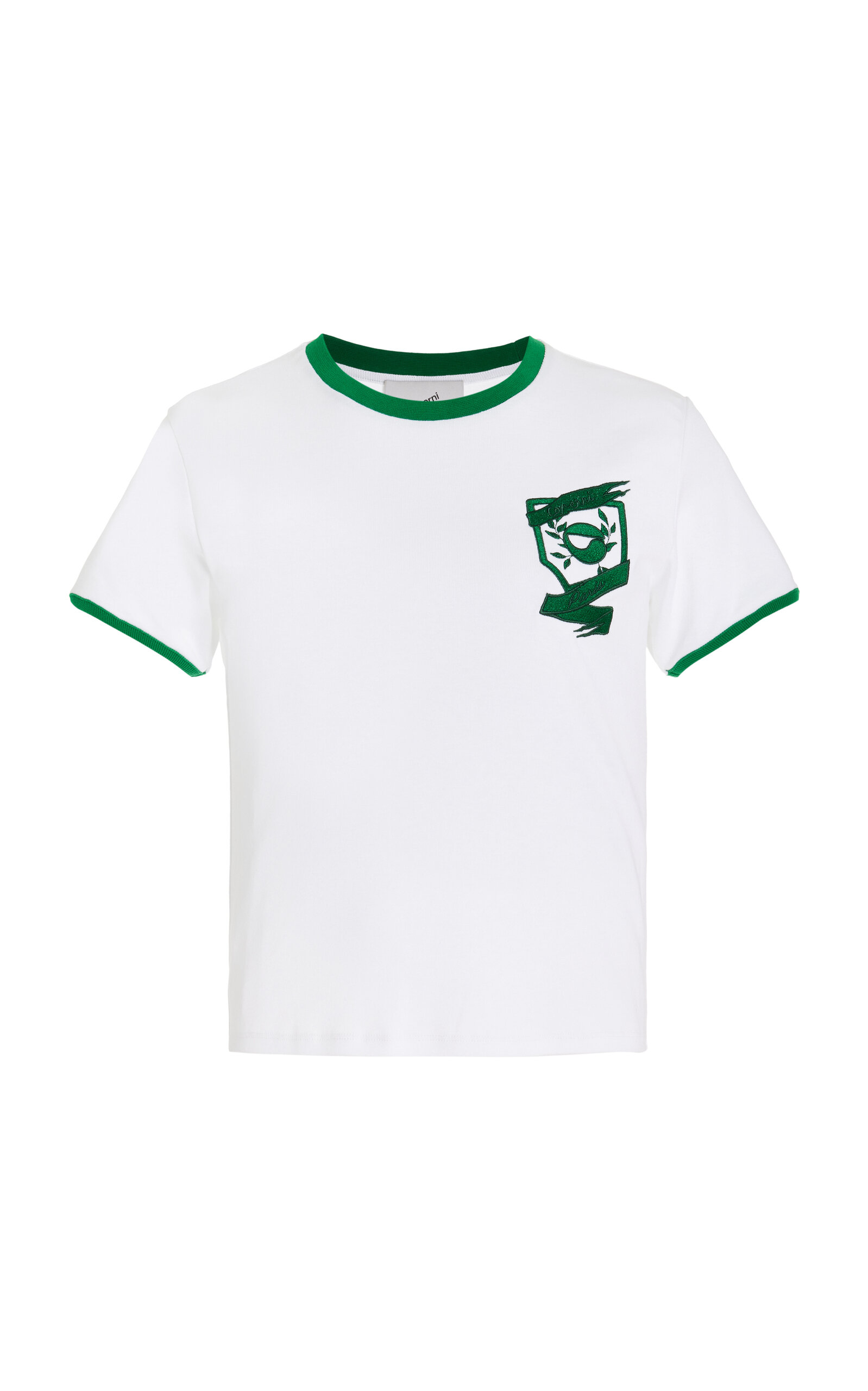 Embroidered Cotton T-Shirt
