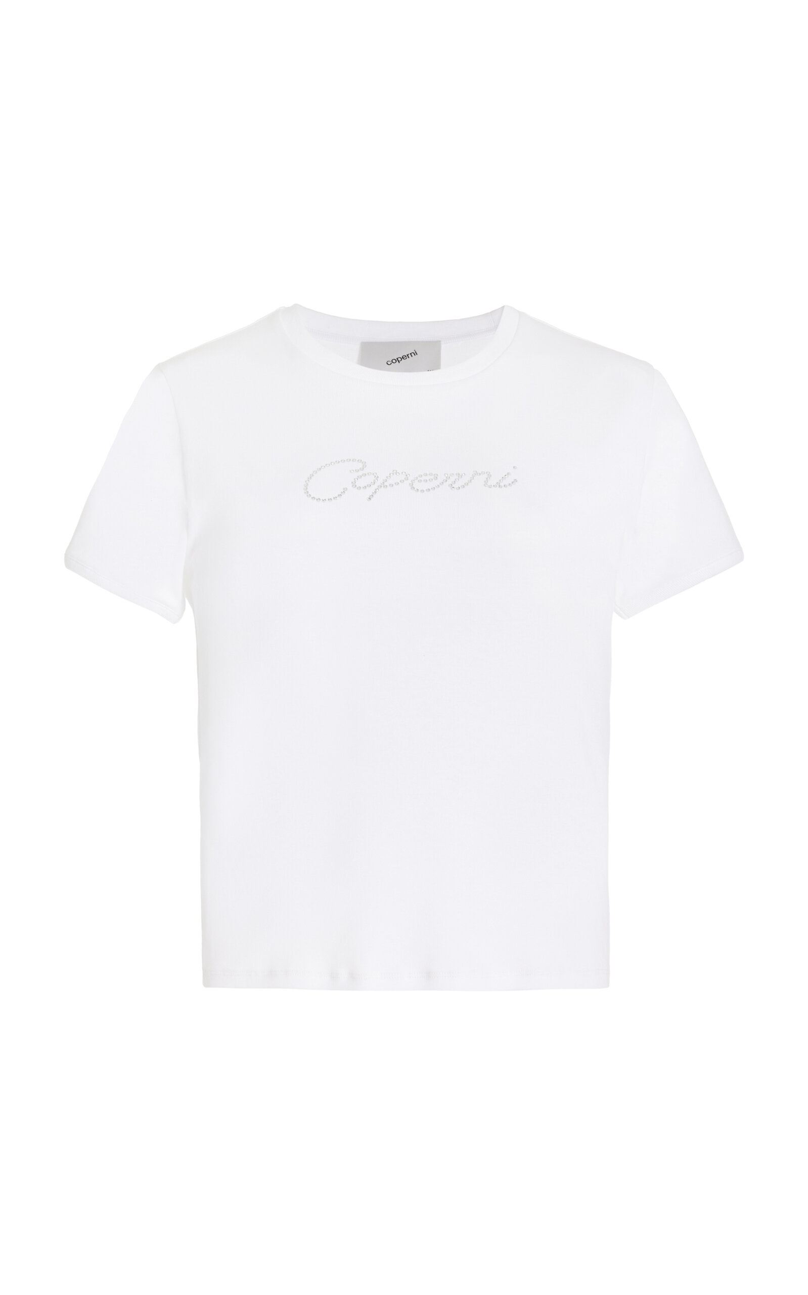 Coperni Crystal-embellished Cotton T-shirt