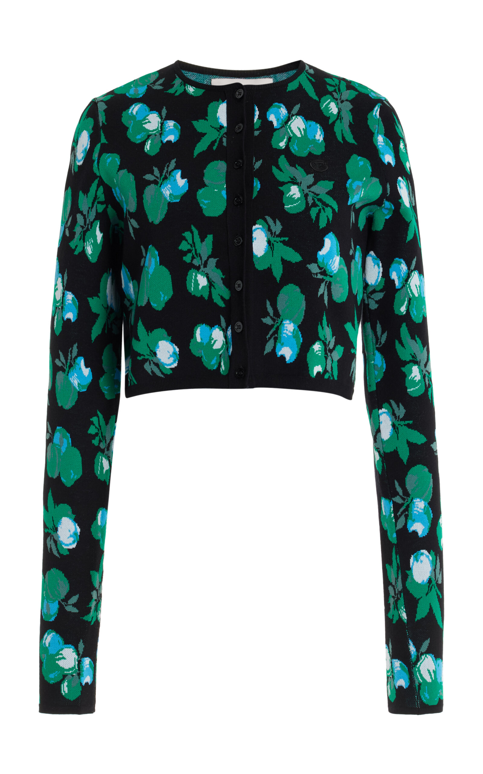 Coperni Jacquard Knit Cardigan - Blue