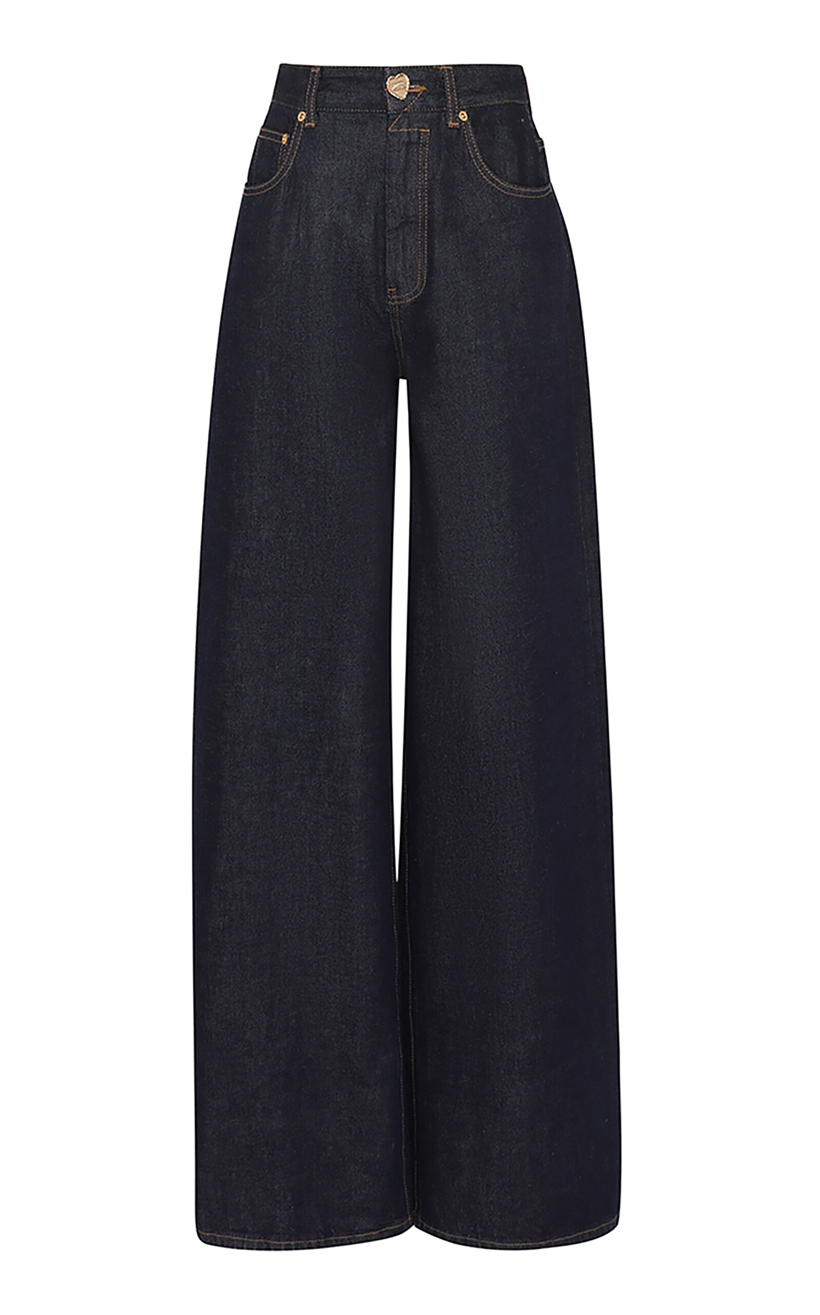 Crush Rigid High-Rise Straight-Leg Jeans