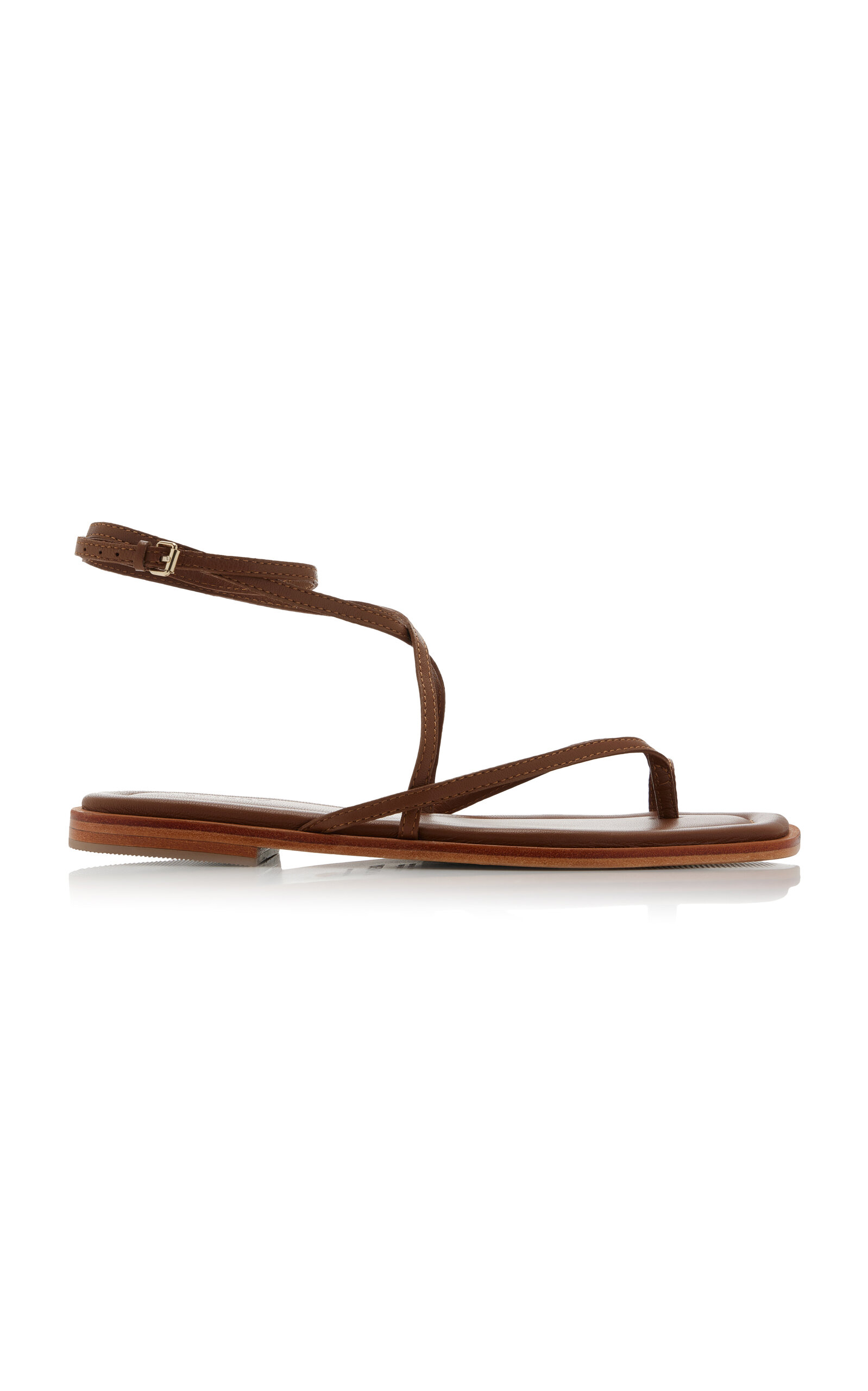 Shop A.emery Davis Leather Sandals In Tan