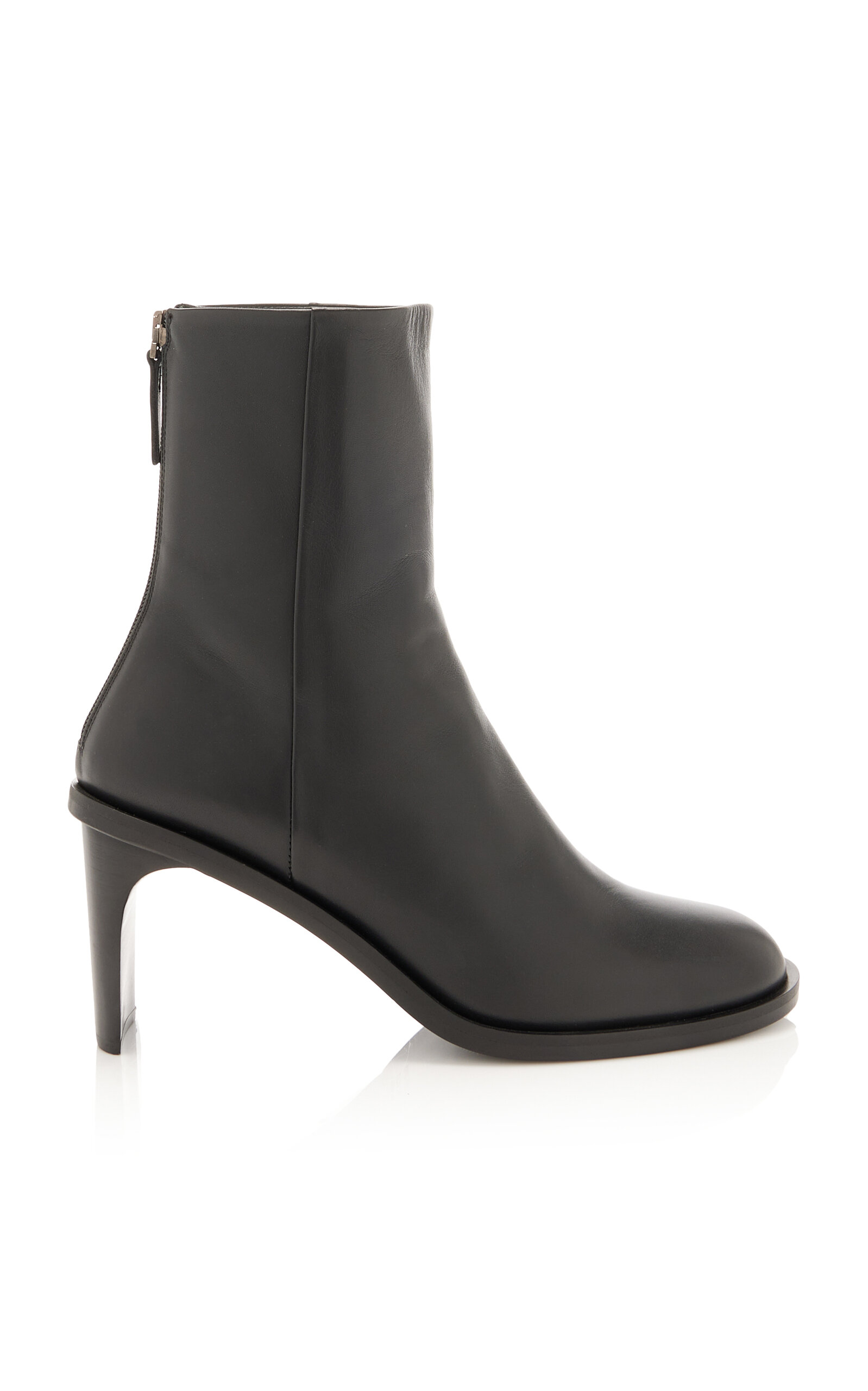 A.Emery Florence Leather Ankle Boots - Black