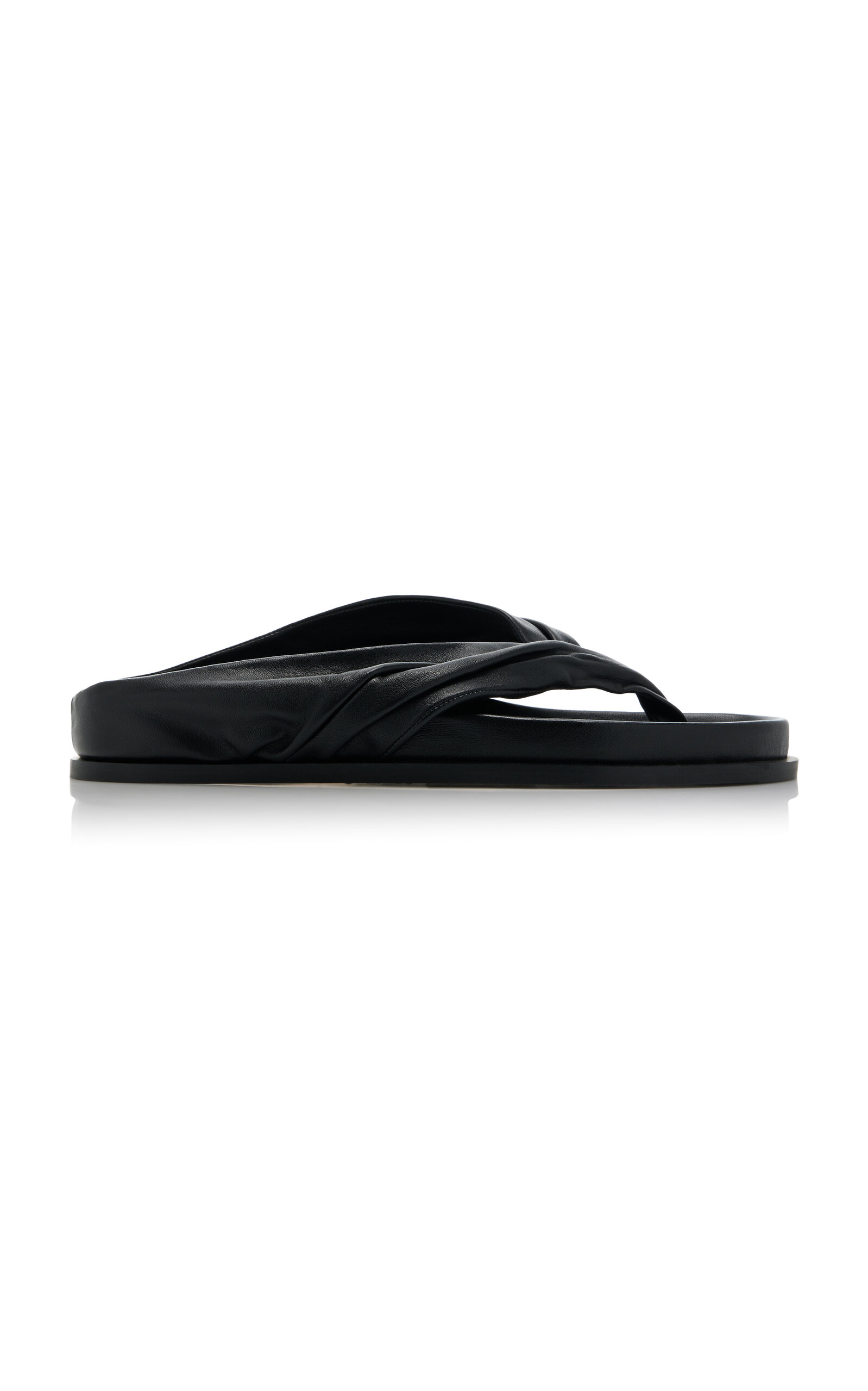 A.Emery Shaw Leather Sandals - Black