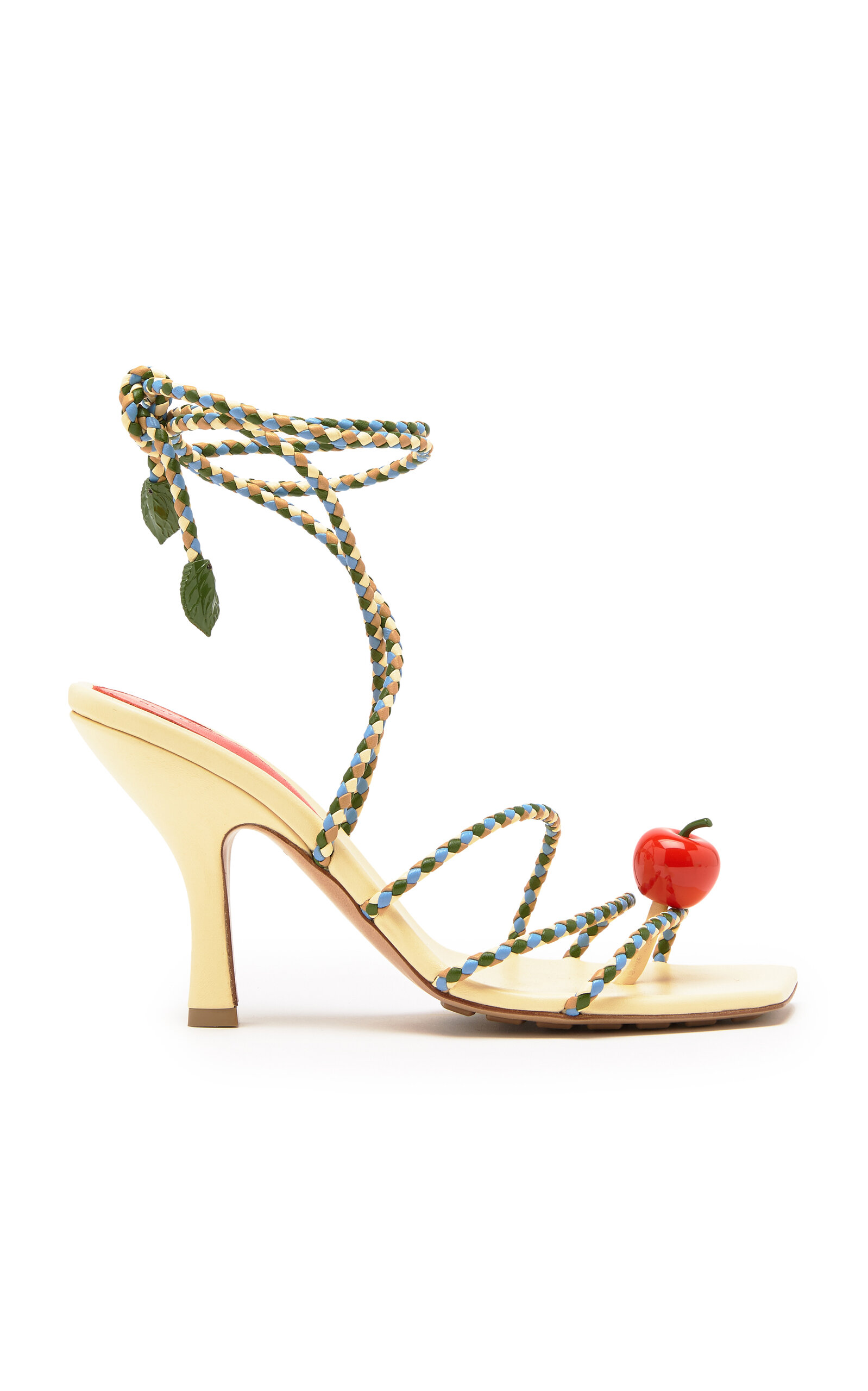 Bottega Veneta Adam Lace-Up Leather Sandals