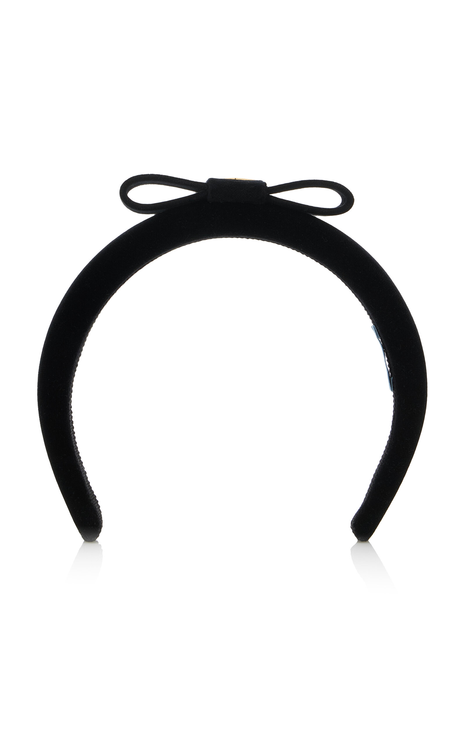 Prada Bow-Detailed Velvet Headband