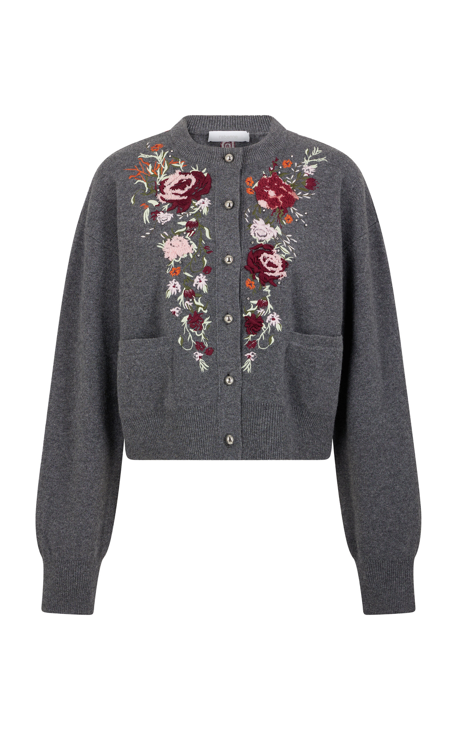Rabanne Embroidered Wool-Cashmere Cardigan - Women's Clothing