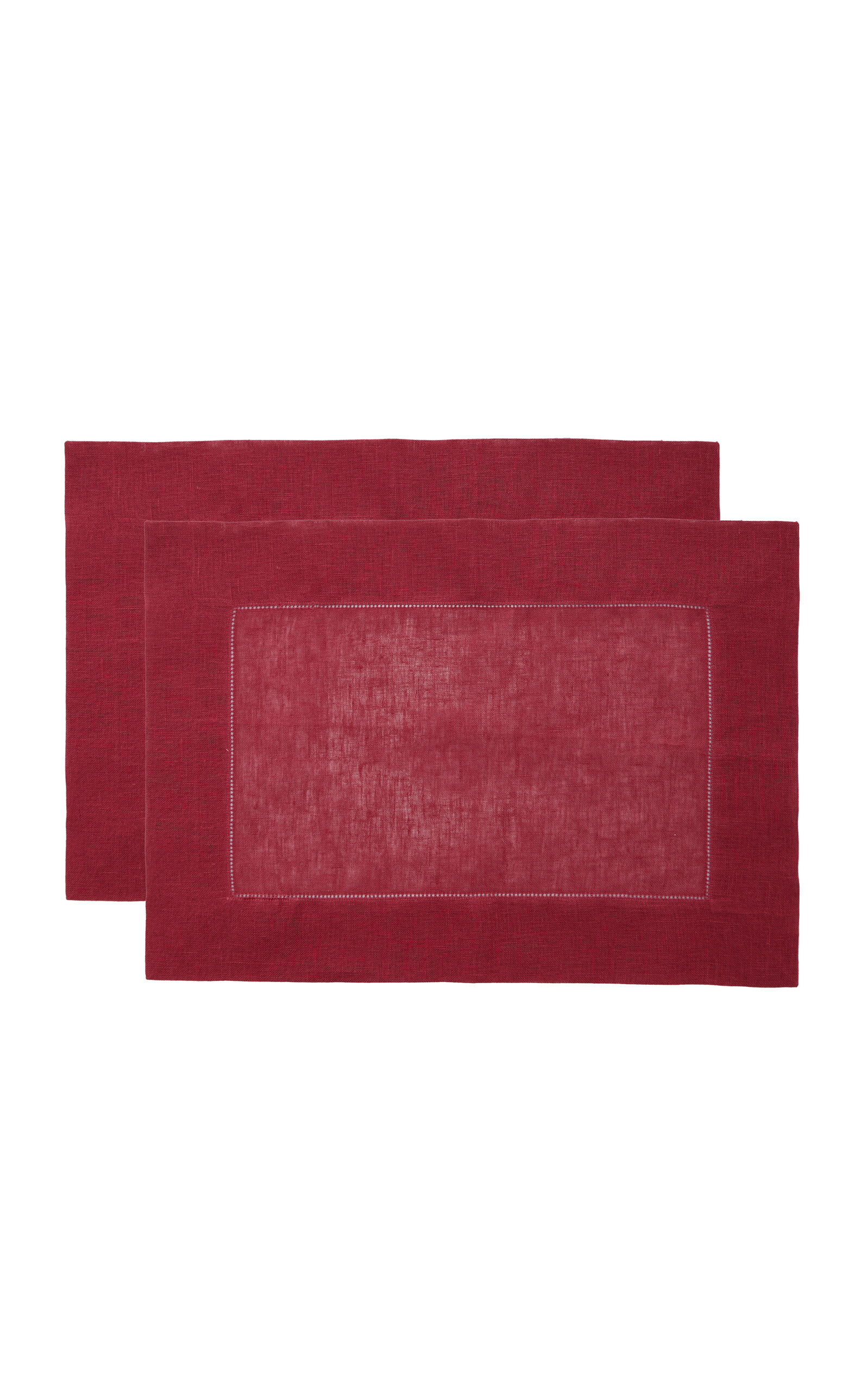 Moda Domus Set-Of-Two Linen Placemats - Purple