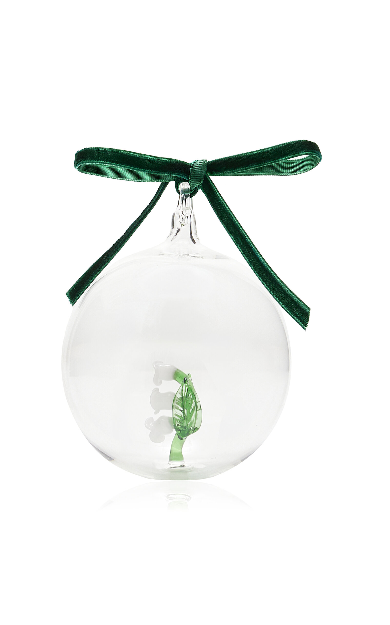 Moda Domus Handmade Glass Christmas Ornament In Multi