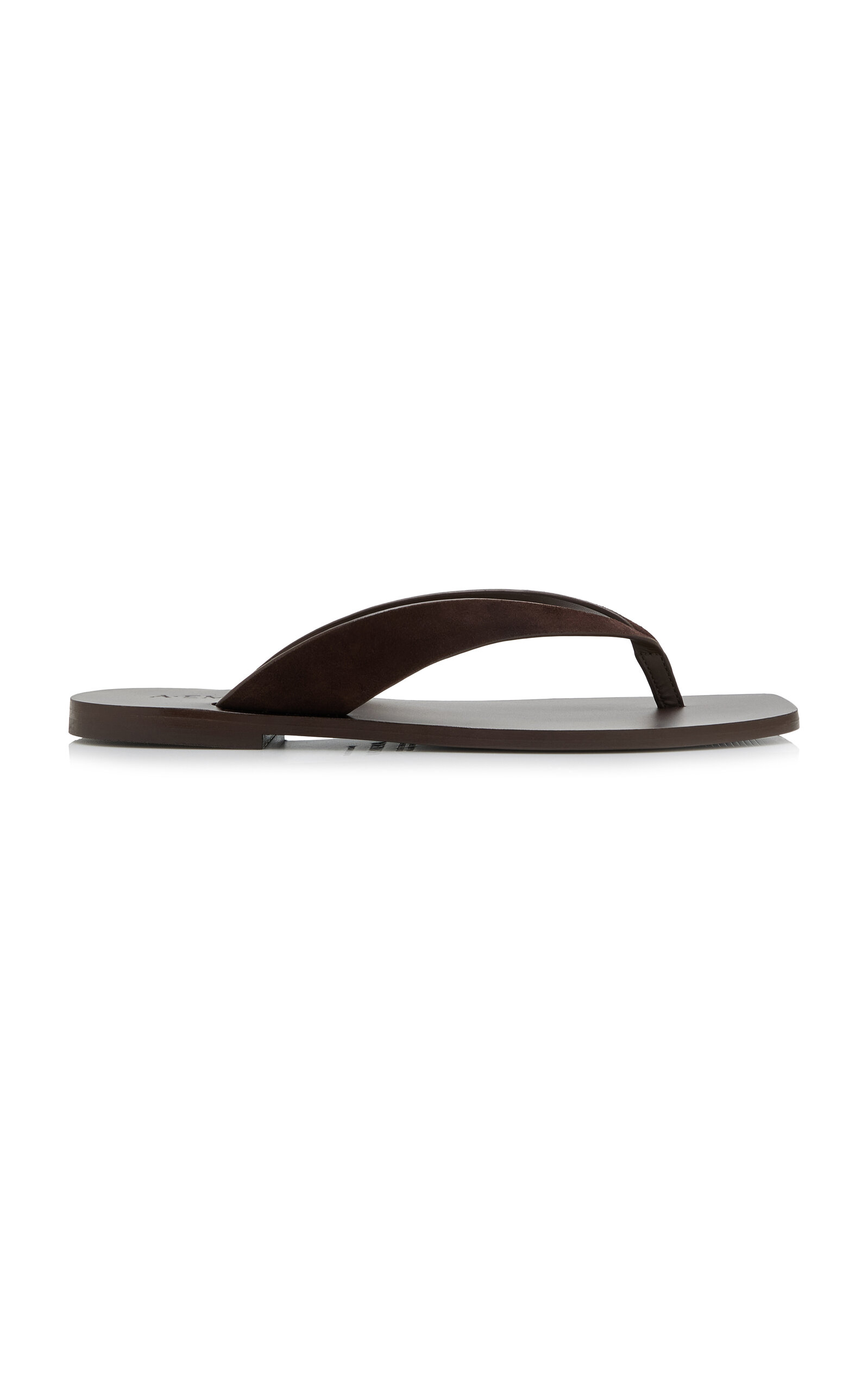 A.emery The Kinto Sandals Dark Brown In Leather In Brown