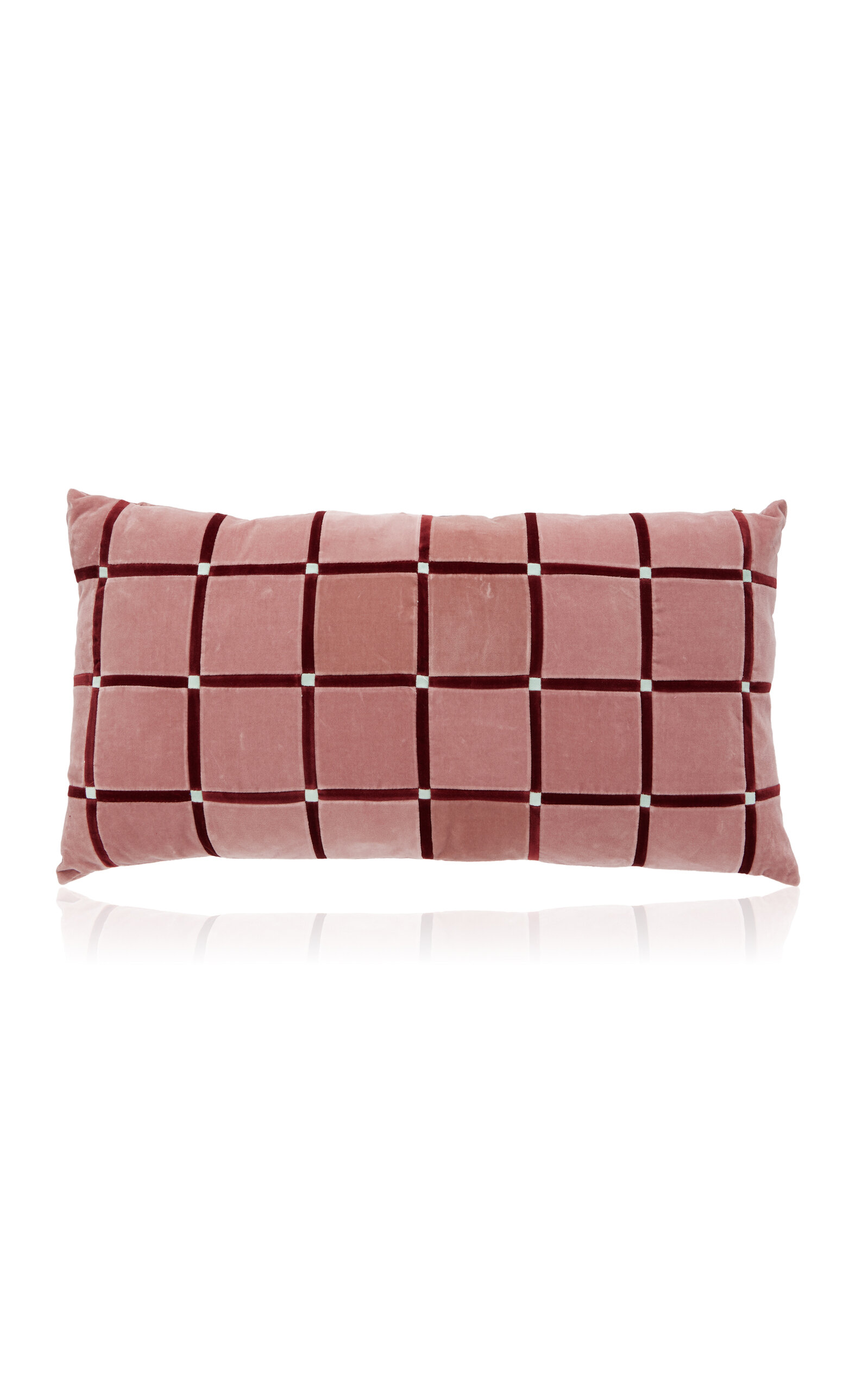 Christina Lundsteen Athena Cotton Velvet Cushion - Pink