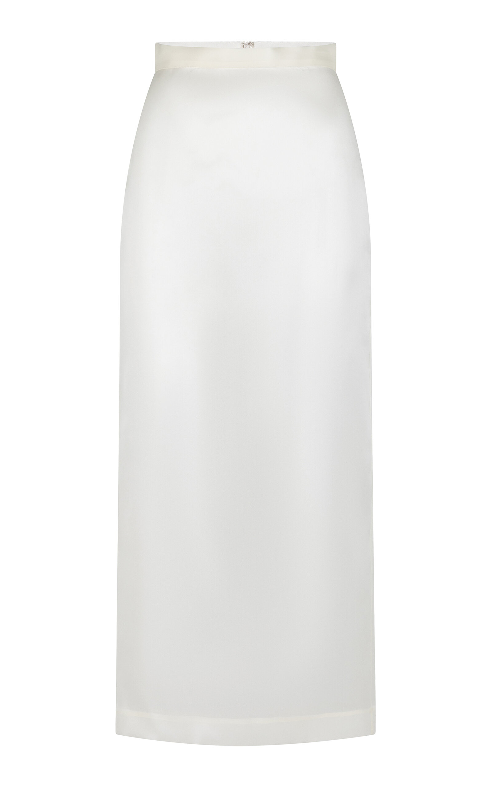 Heirlome Irene Silk Midi Skirt - Ivory