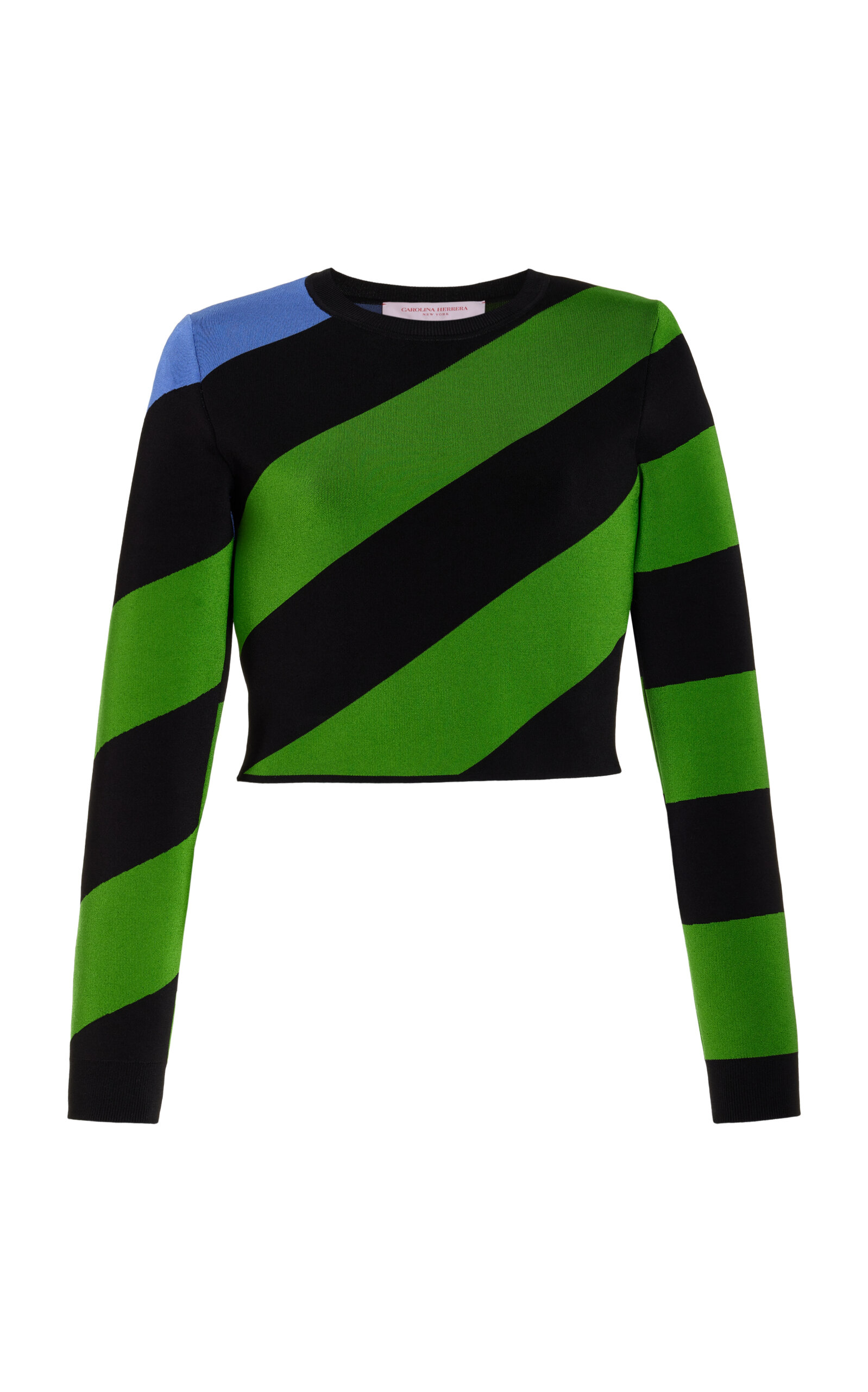 Carolina Herrera Striped Cropped Jumper In Stripe