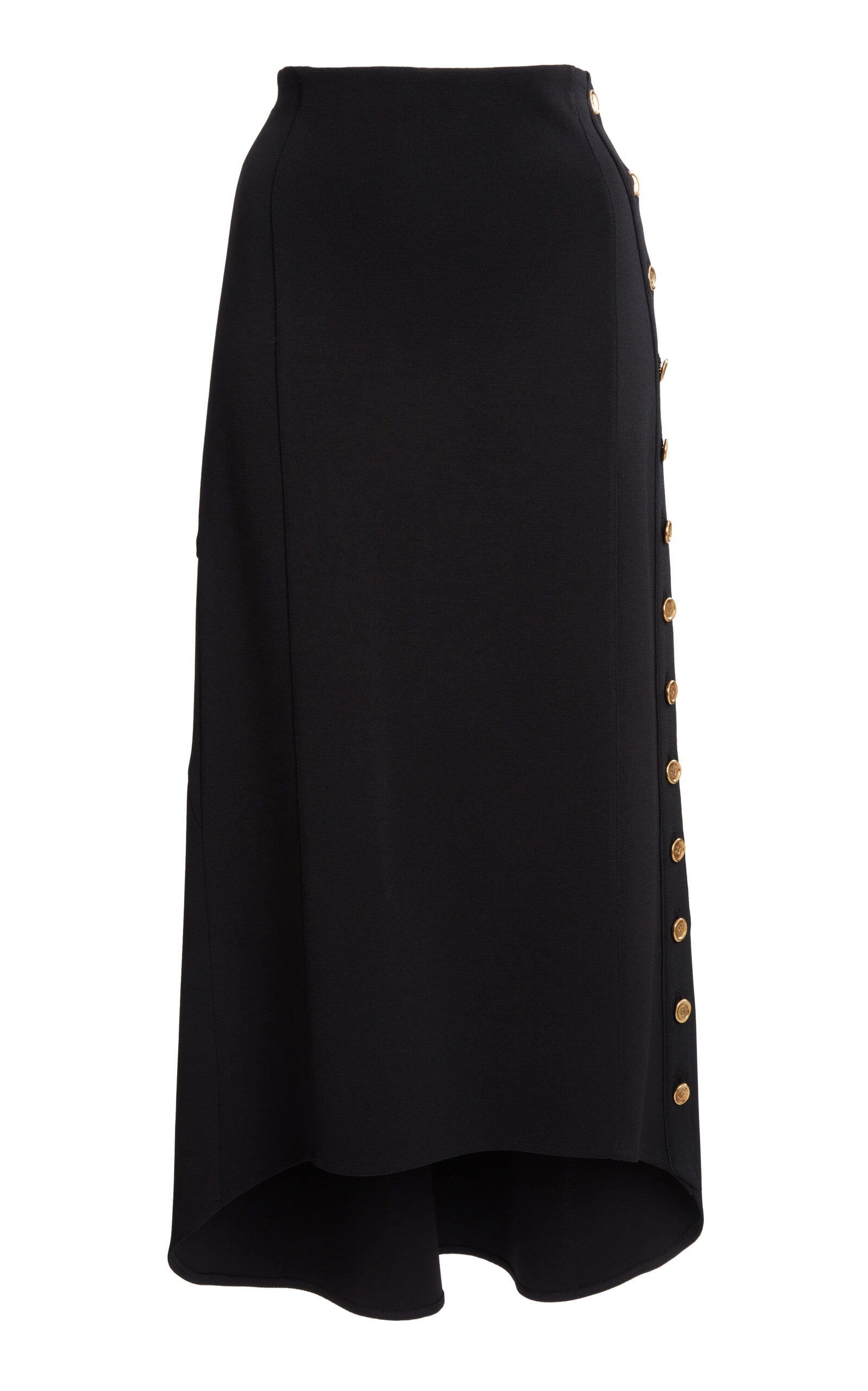 Givenchy High-Rise Midi Skirt - Black - XS