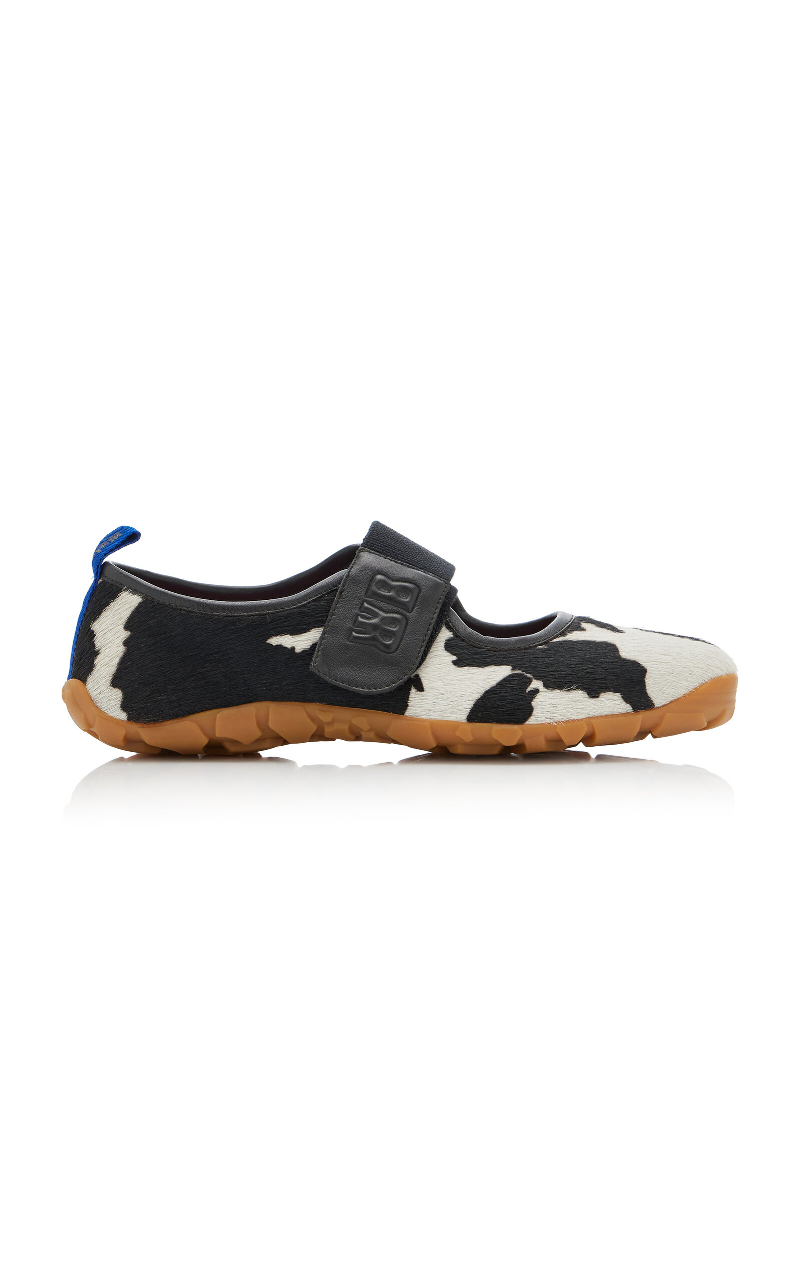 Wales Bonner The Jewel Mary Jane Pony Hair Sneakers