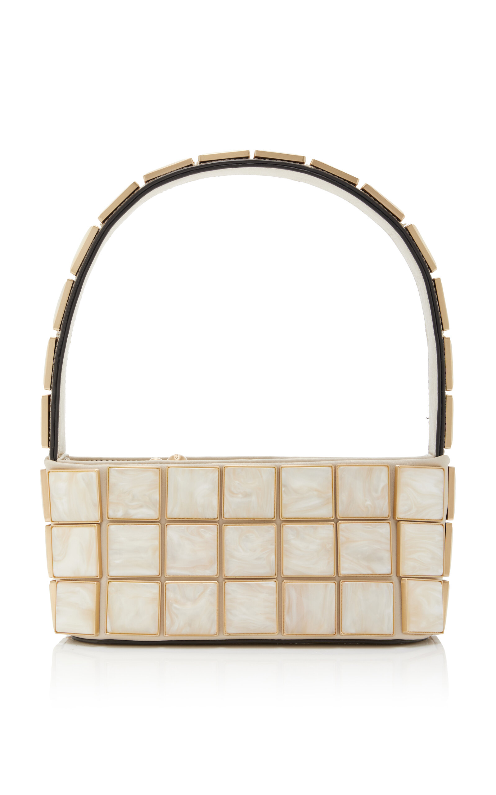 Cult Gaia Romy Embellished Leather Bag - White - OS