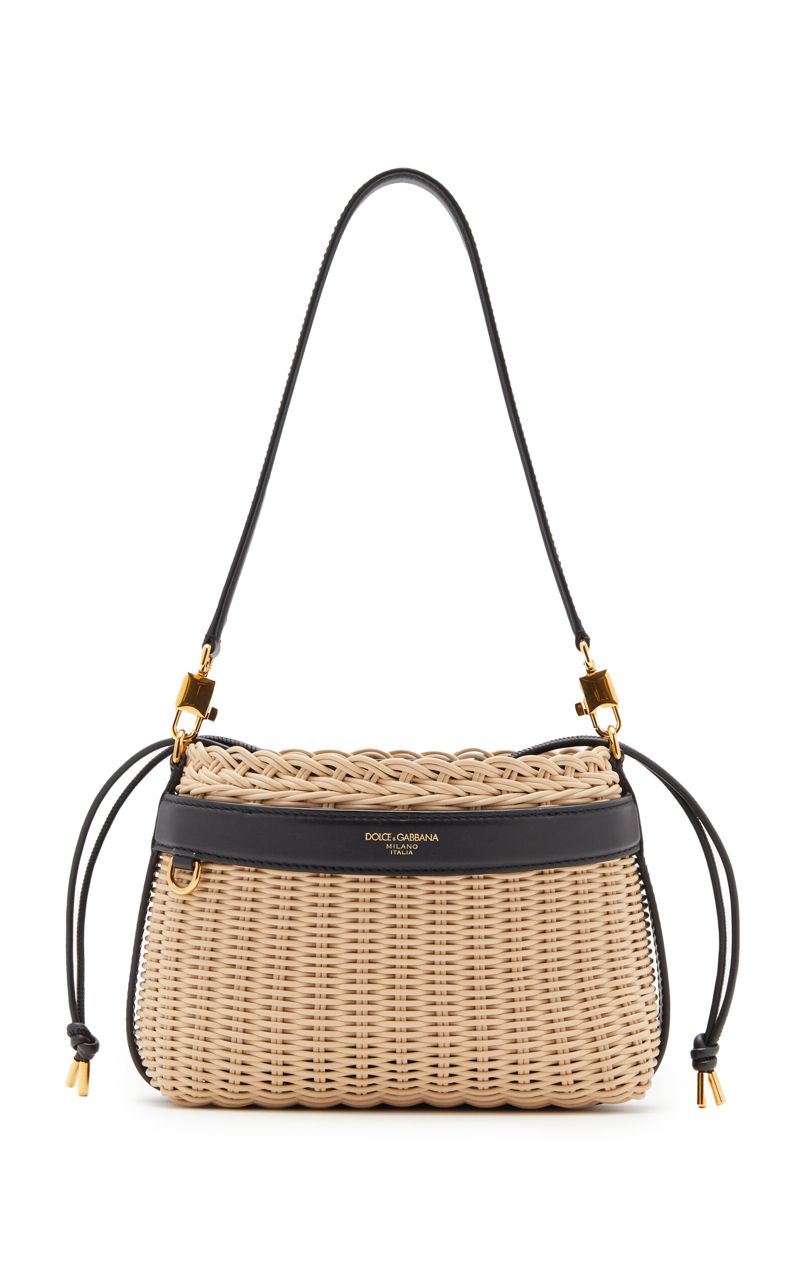 Dolce & Gabbana Small Carla Rattan Basket Bag - Neutral - OS