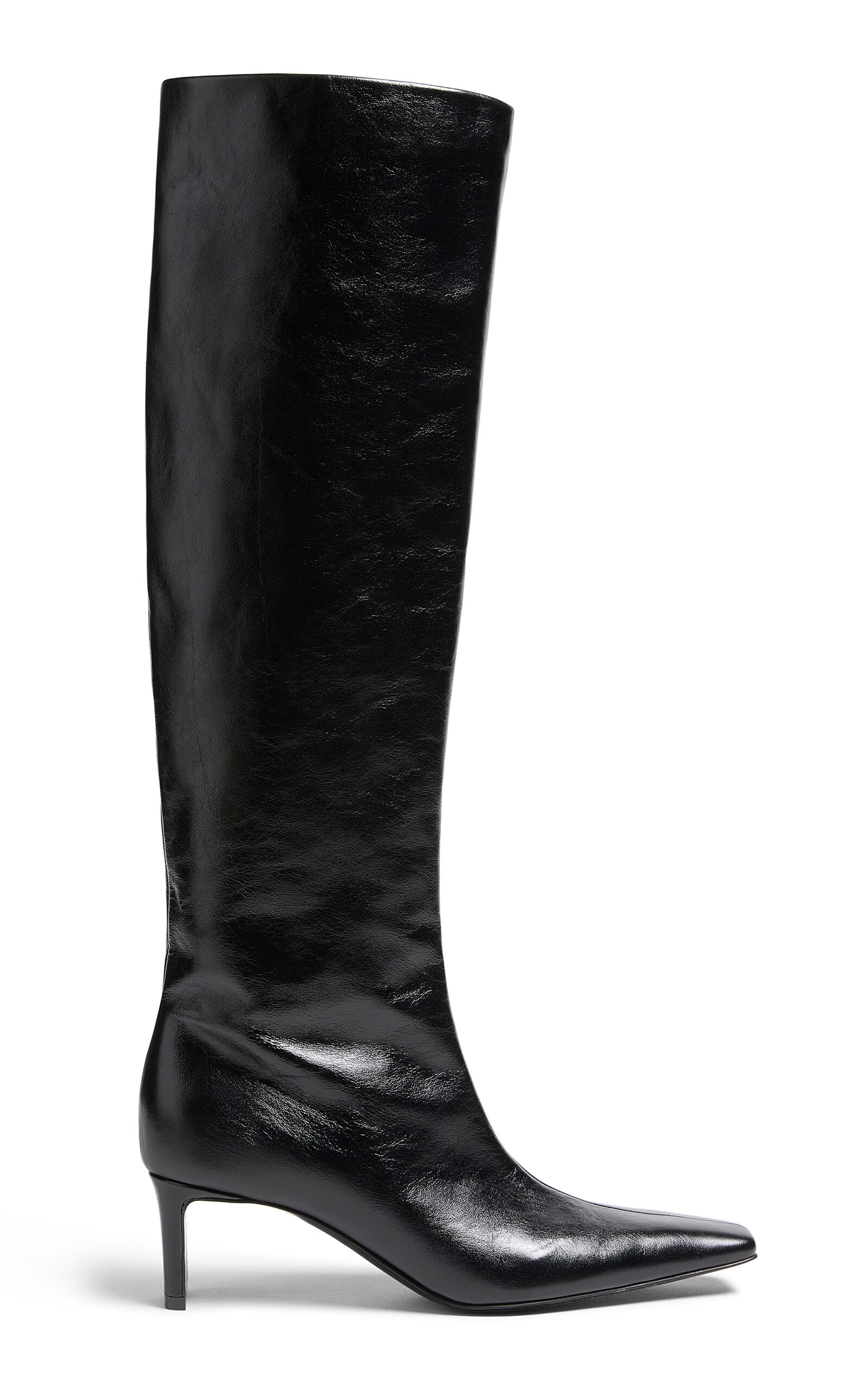 Khaite Ona Leather Knee Boots