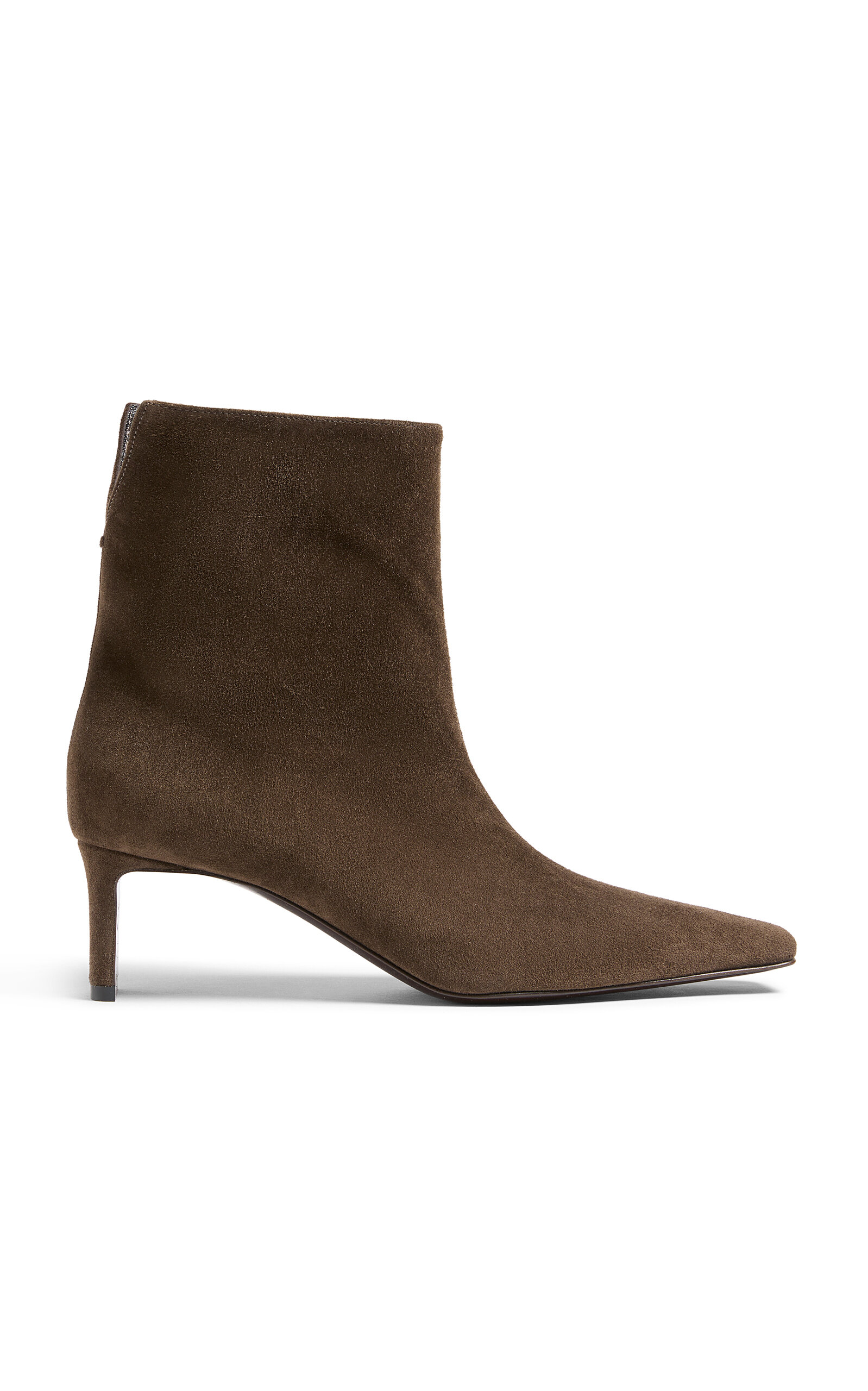 Khaite Ona Suede Ankle Boots - Moda Operandi