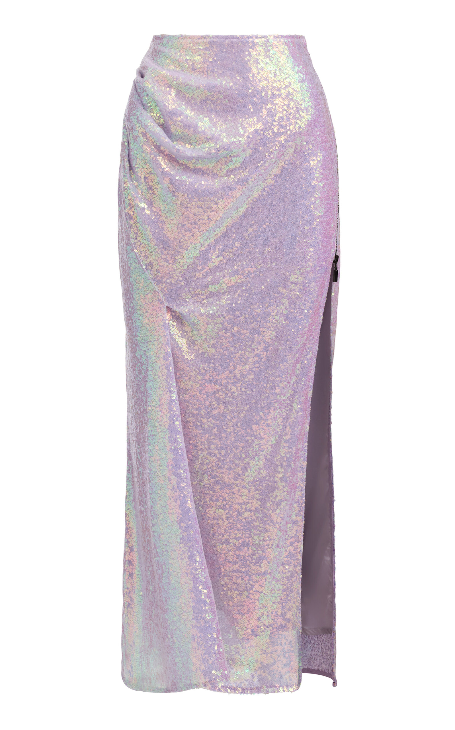 Maticevski Confidant Sequined Midi Skirt In Purple