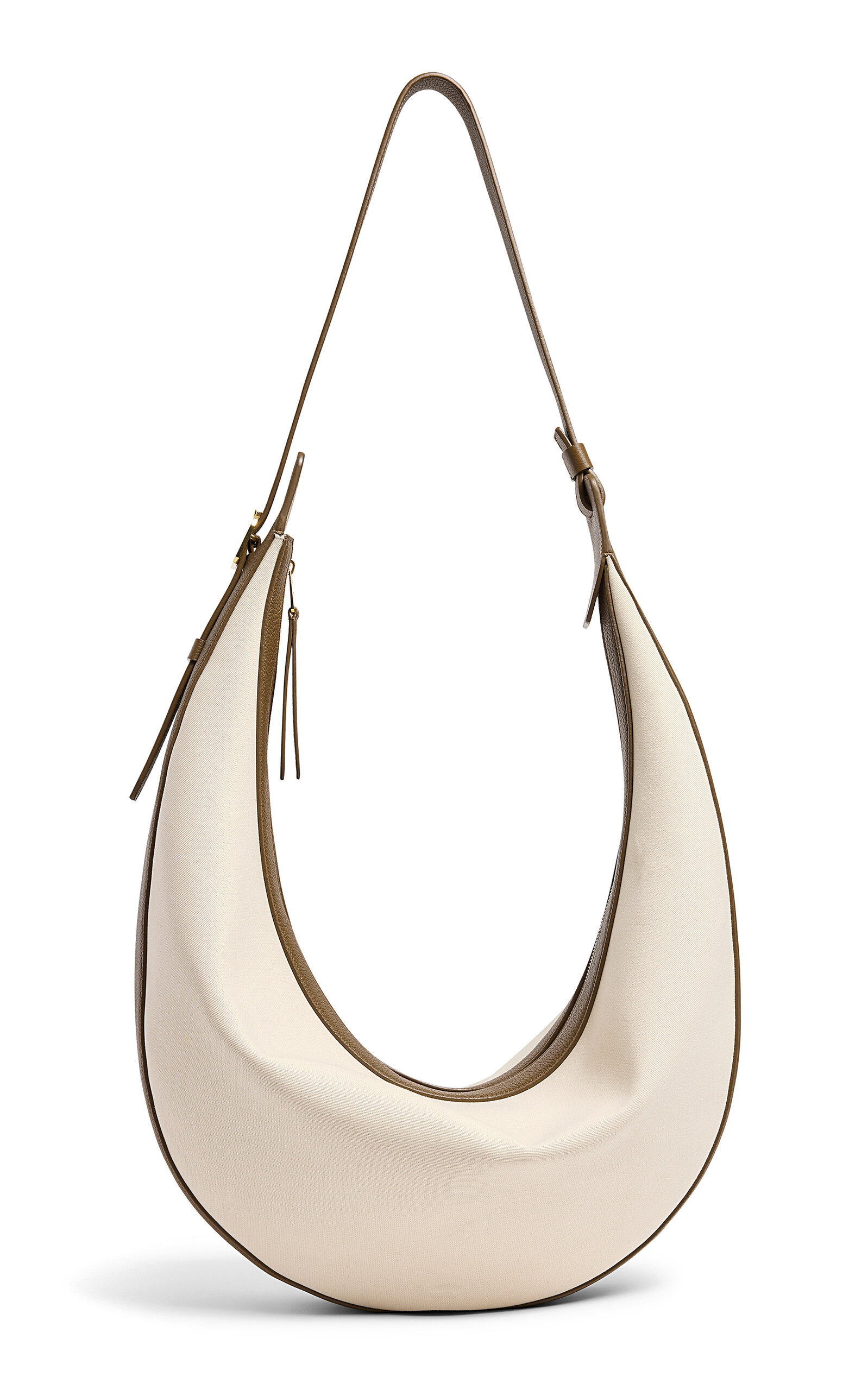 Khaite Augustina Cotton Canvas Hobo Bag