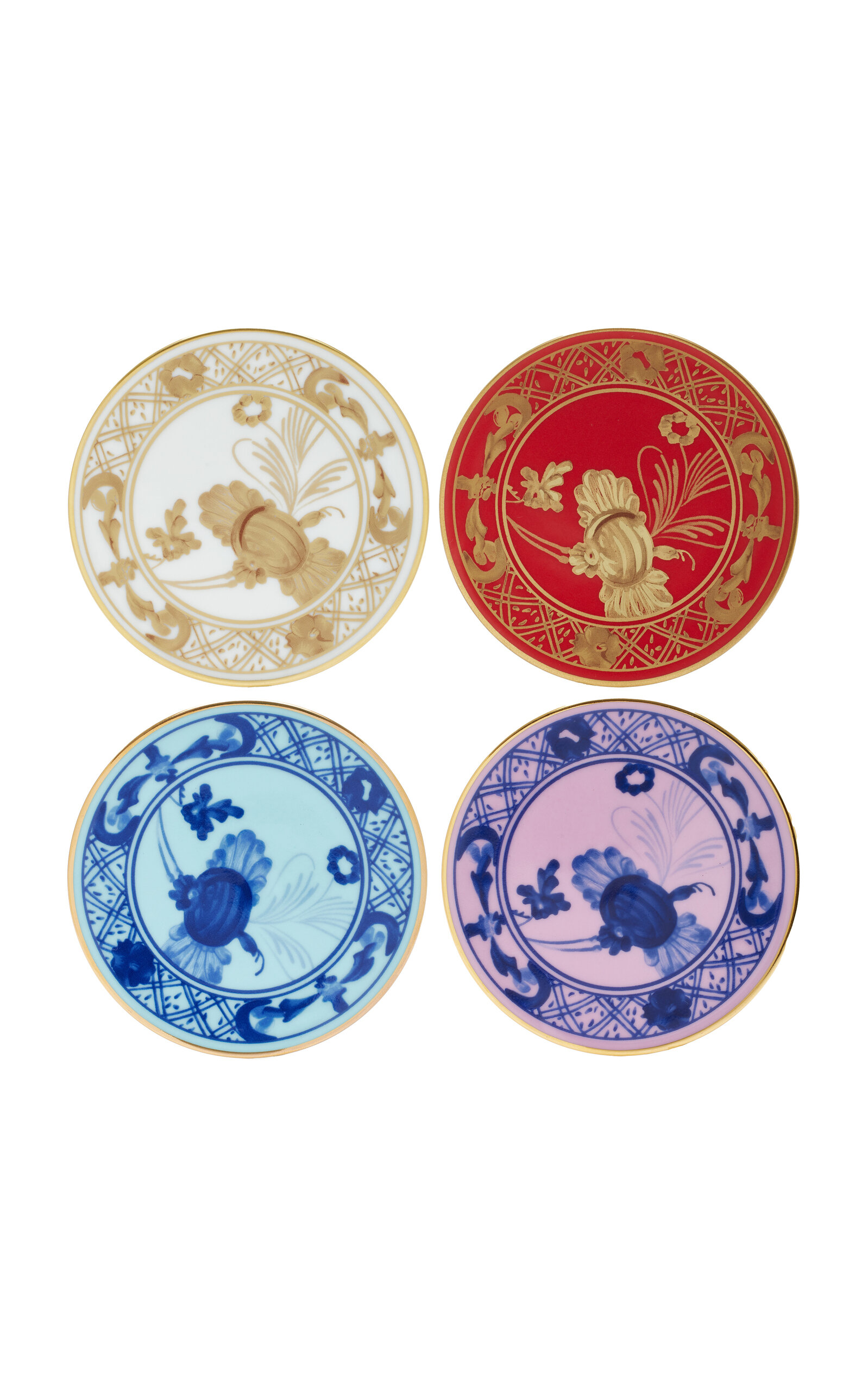 Ginori 1735 Set-of-Four Oriente Italiano Coaster Set - Multi