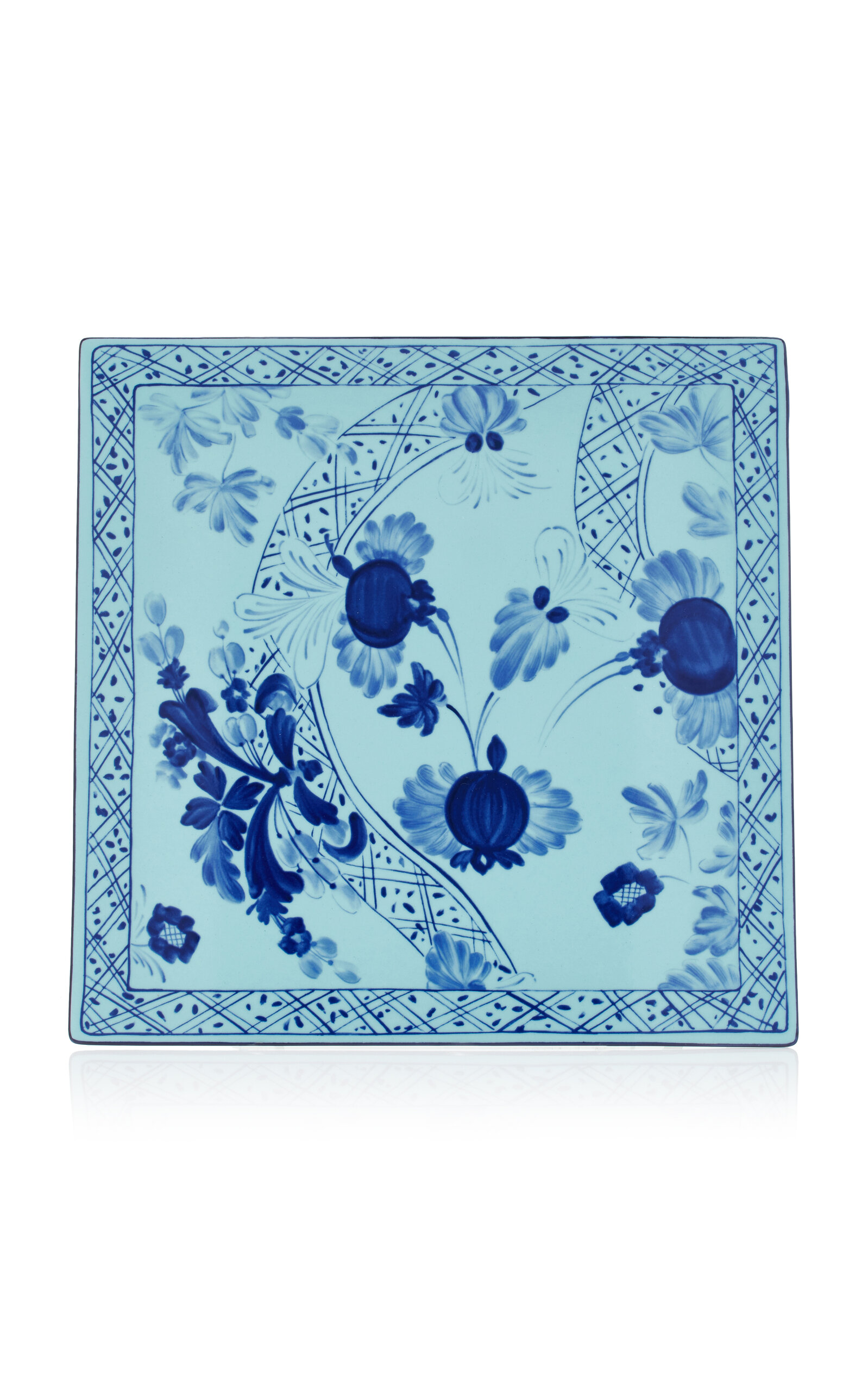 Ginori 1735 Oriente Italiano Iris Porcelain Placemats, Set Of 2 In Blue