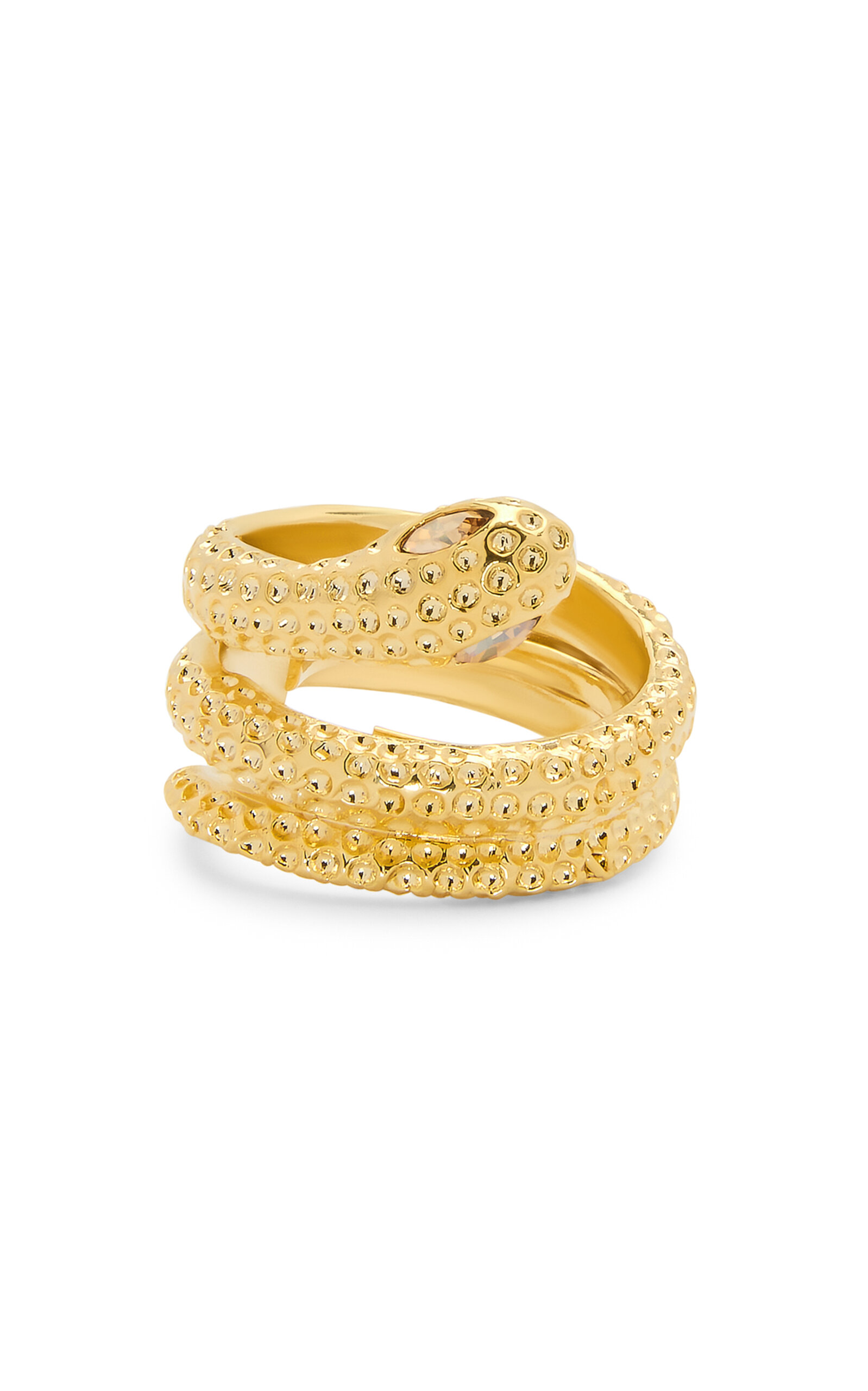 Oscar de la Renta Gold-Tone Snake Ring - Gold - OS - Moda Operandi