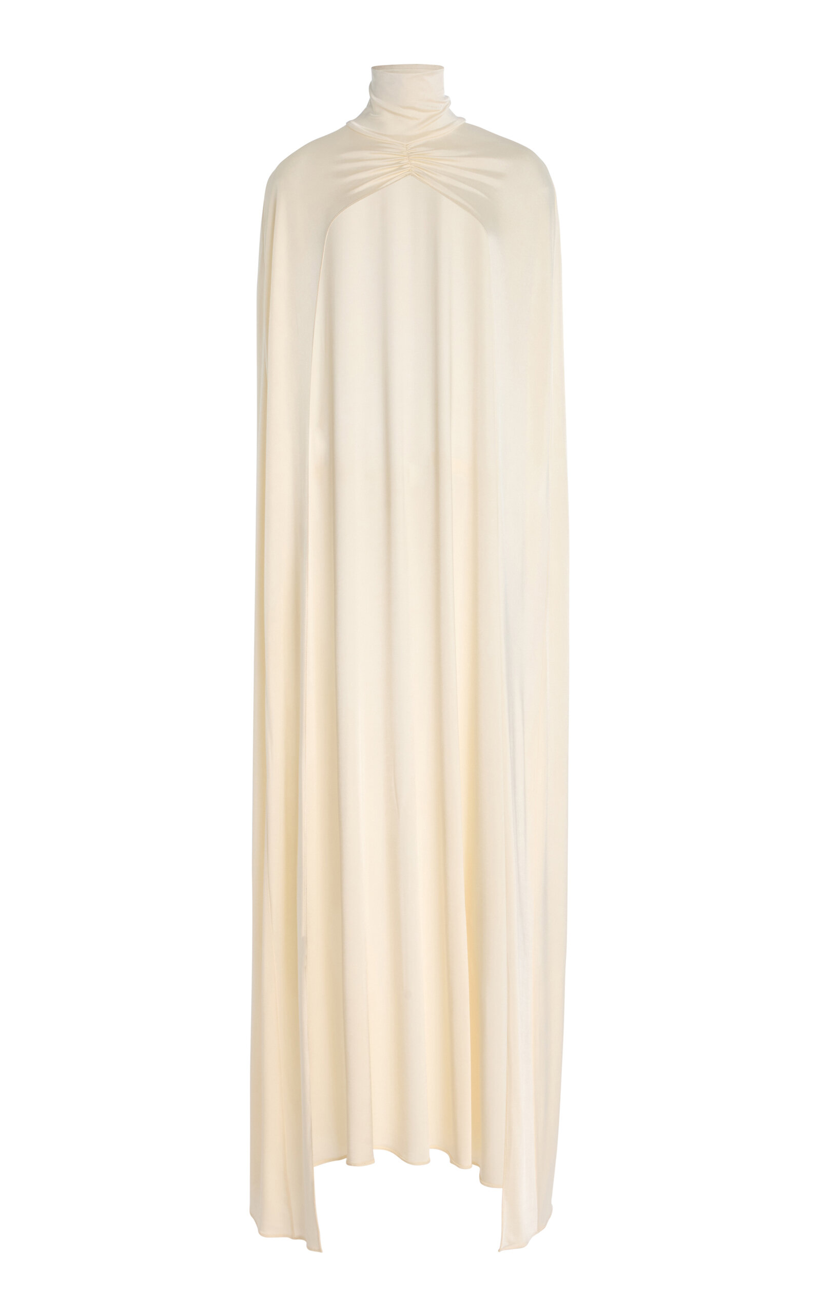 The New Arrivals Ilkyaz Ozel Leia Jersey Cape In White