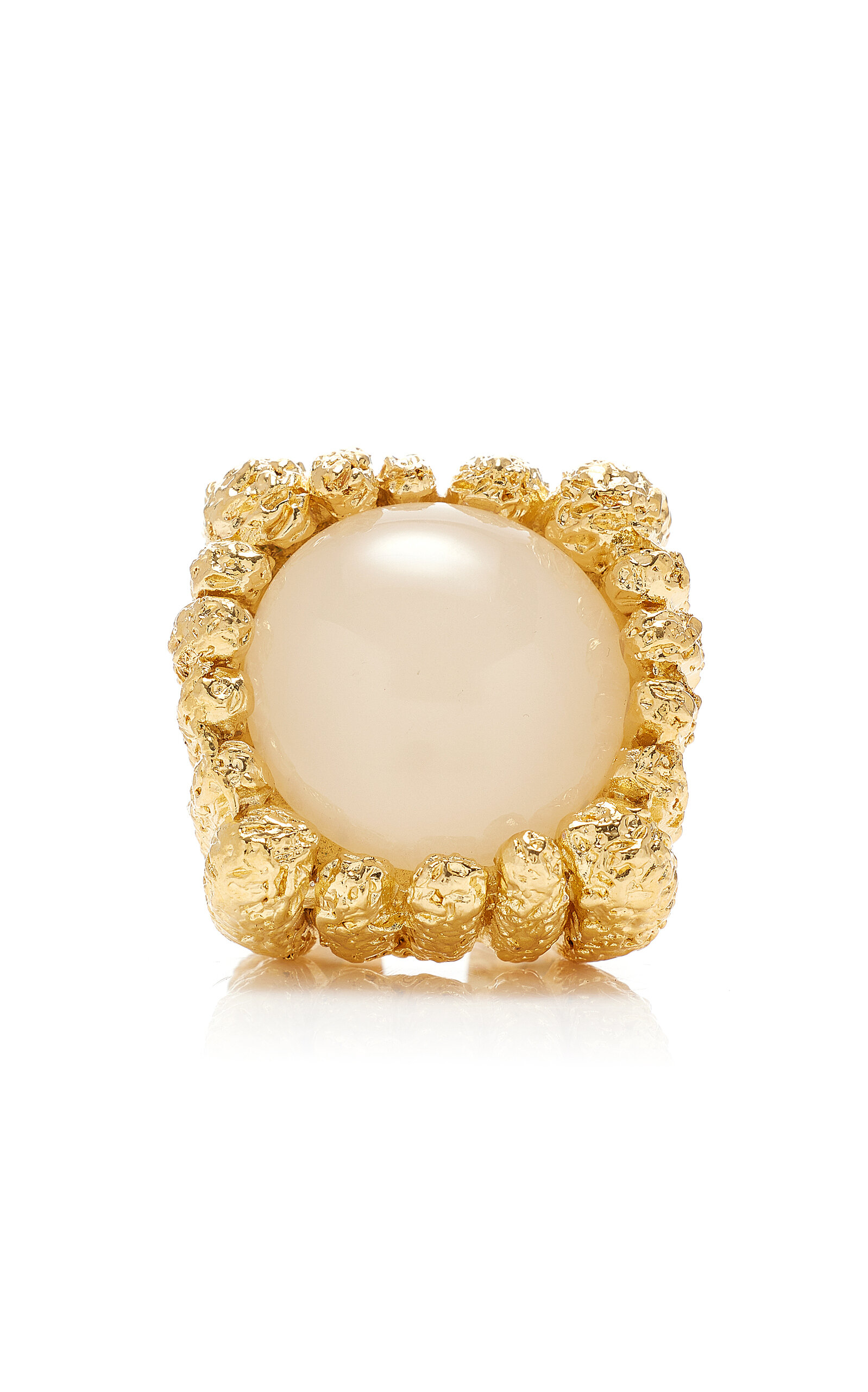 Paola Sighinolfi Exclusive Freda 18k Gold-Plated Ring - Gold - Moda Operandi